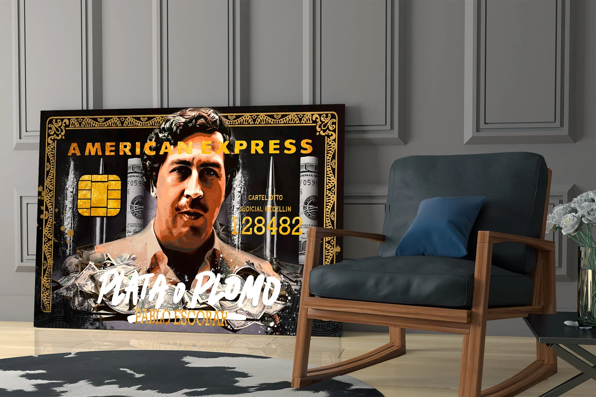 American Express Wall Art Glass Wall Art - Image 7
