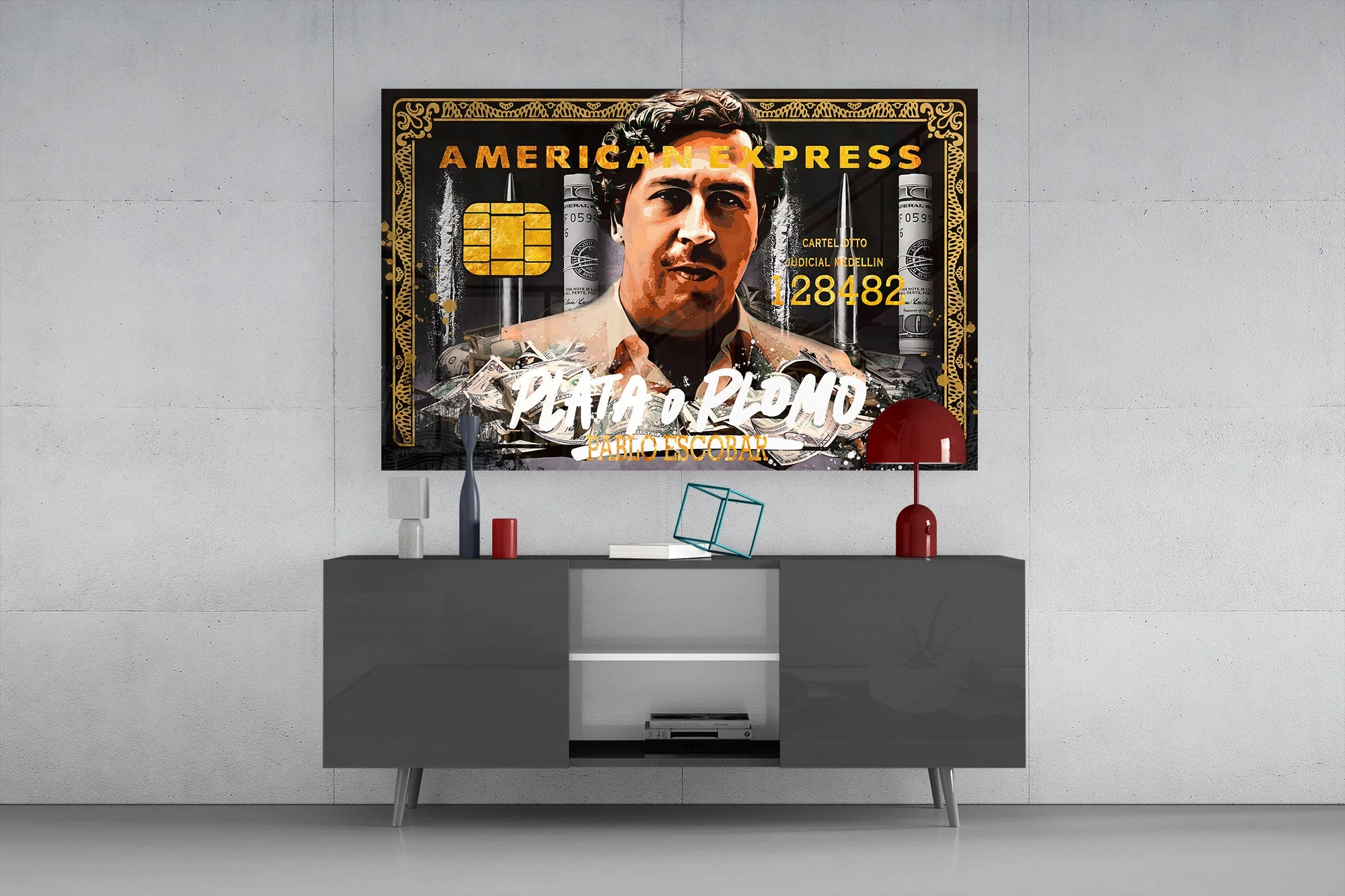 American Express Wall Art Glass Wall Art - Image 8