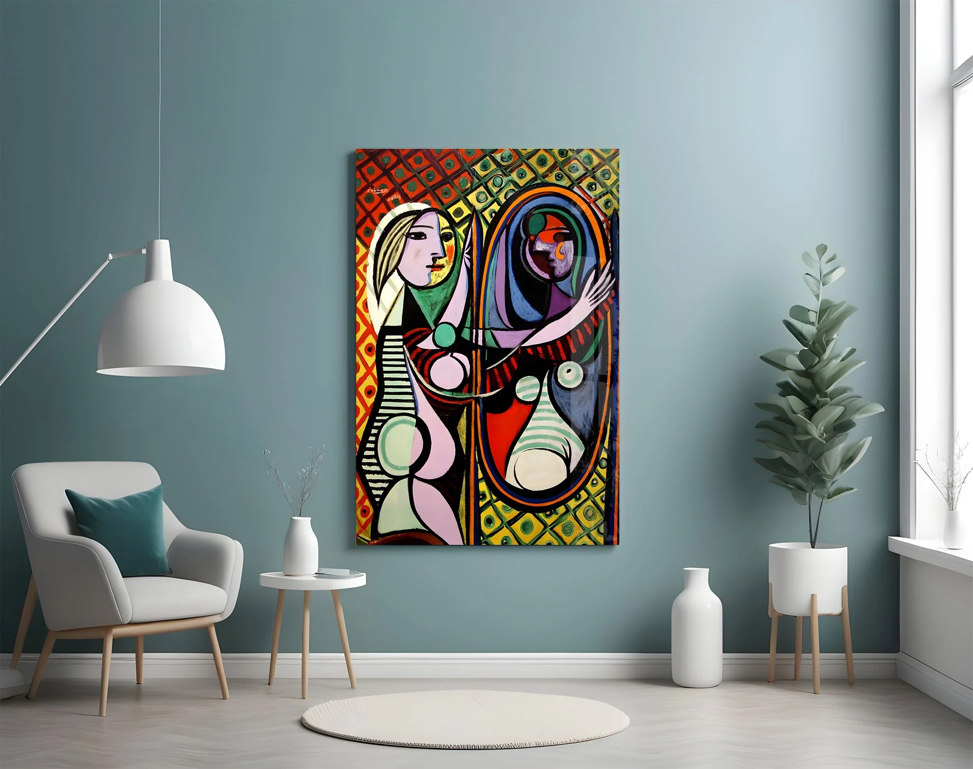 Vivid Artwork Glass Wall Art - Image 4
