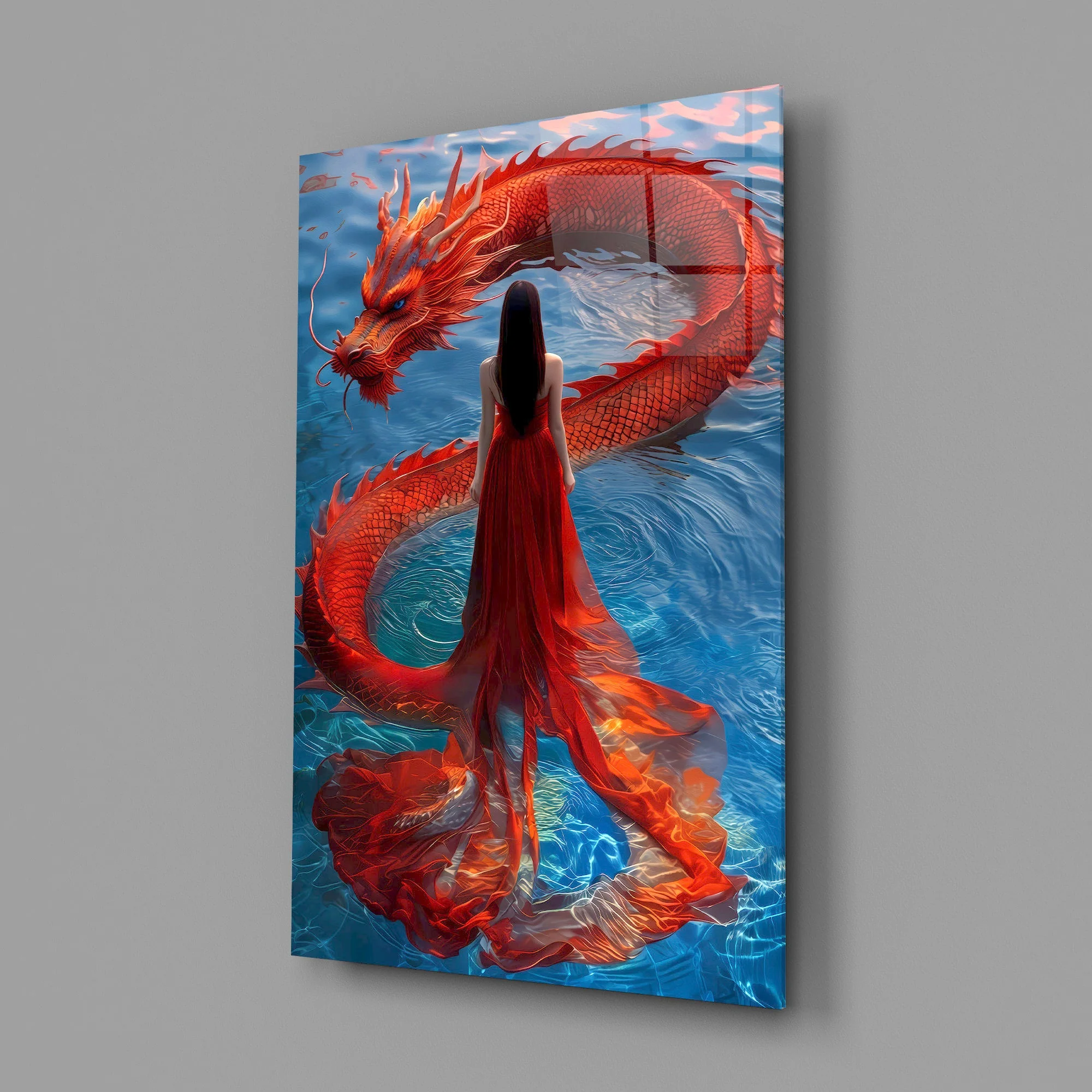 Mystic Creature Glass Wall Art - Image 2