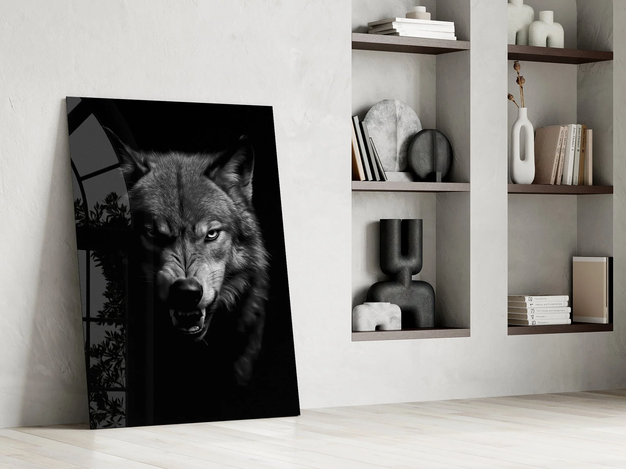 Wolf Glass Wall Art - Image 7
