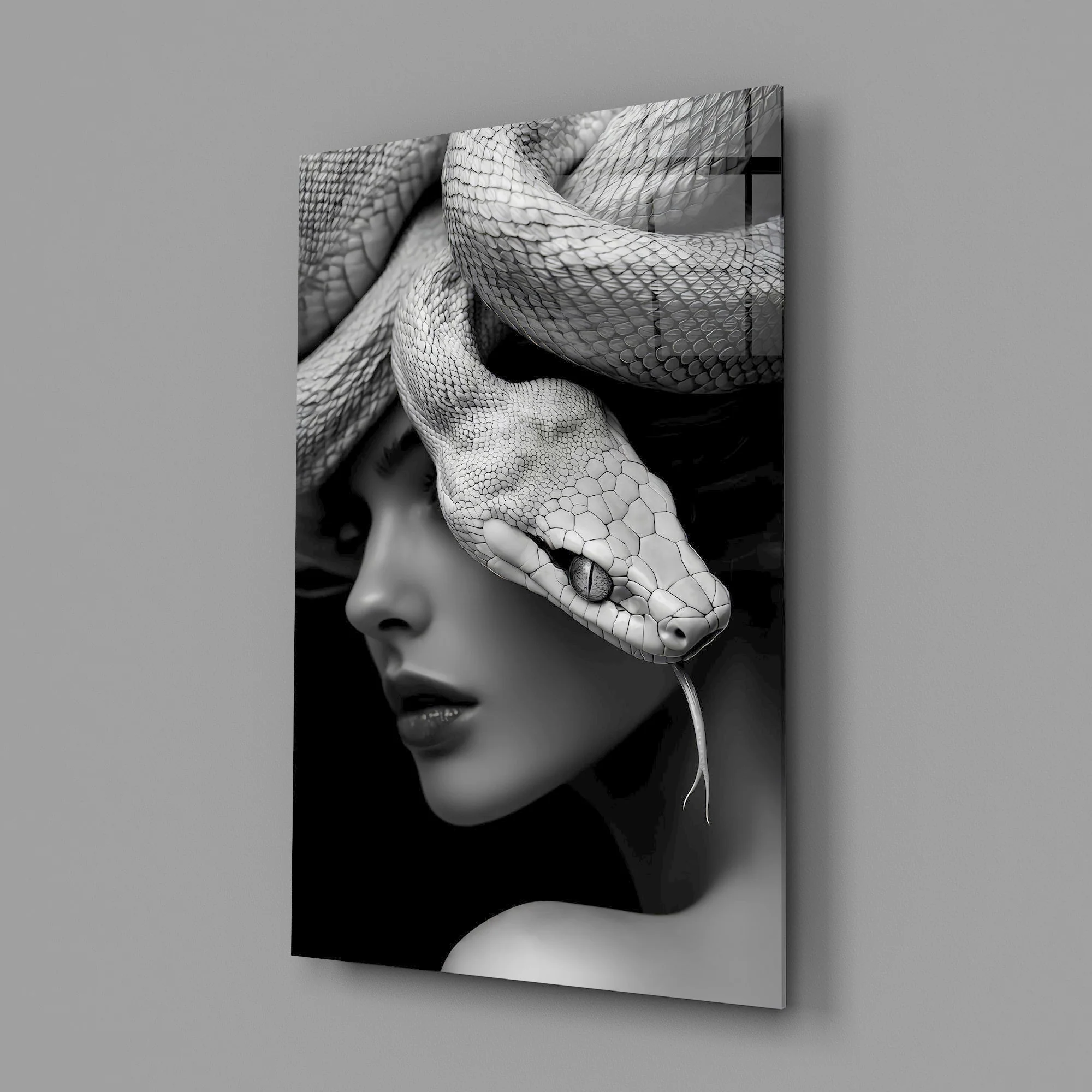 Snake Wall Art Glass Wall Art - Image 2