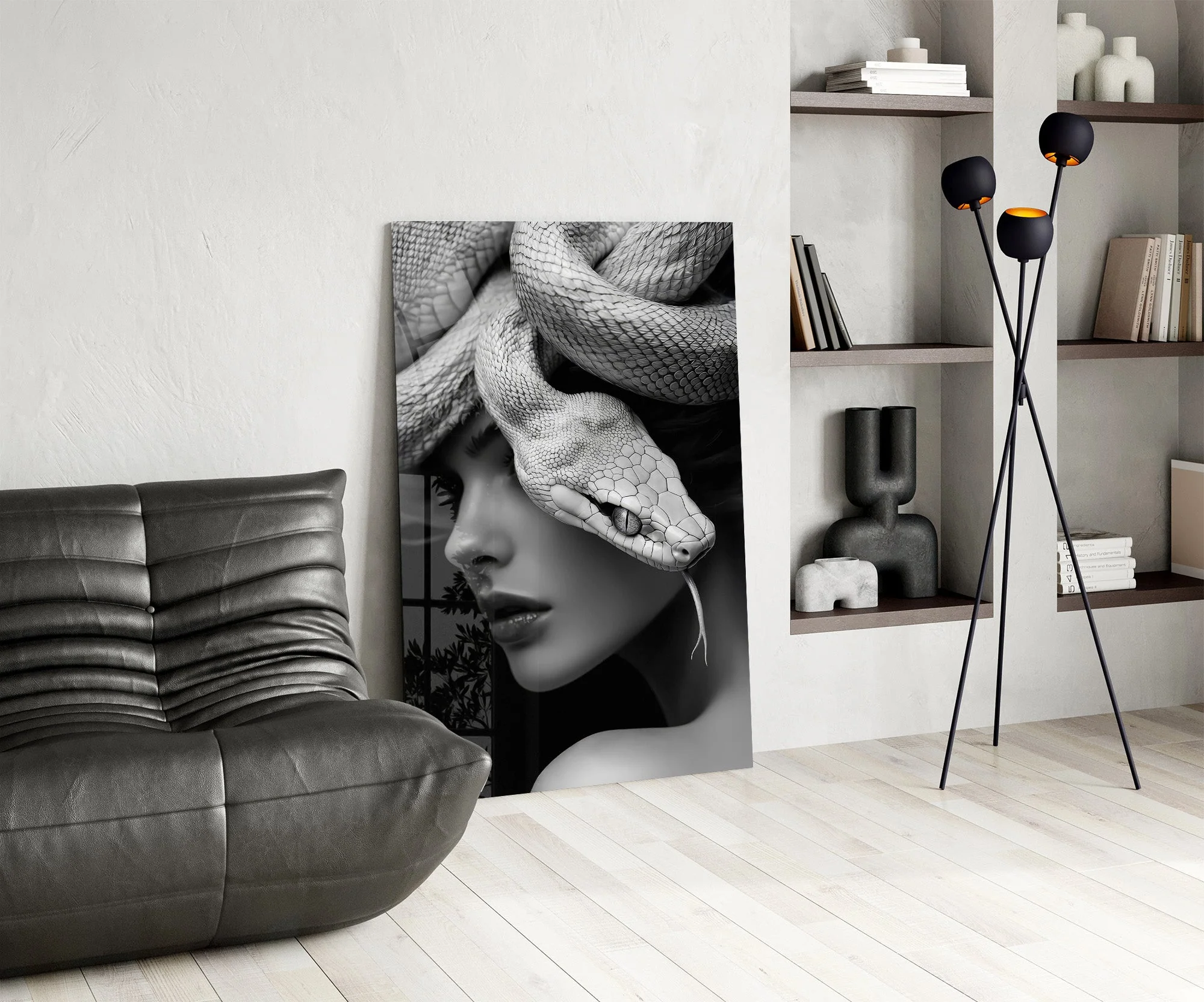 Snake Wall Art Glass Wall Art - Image 6