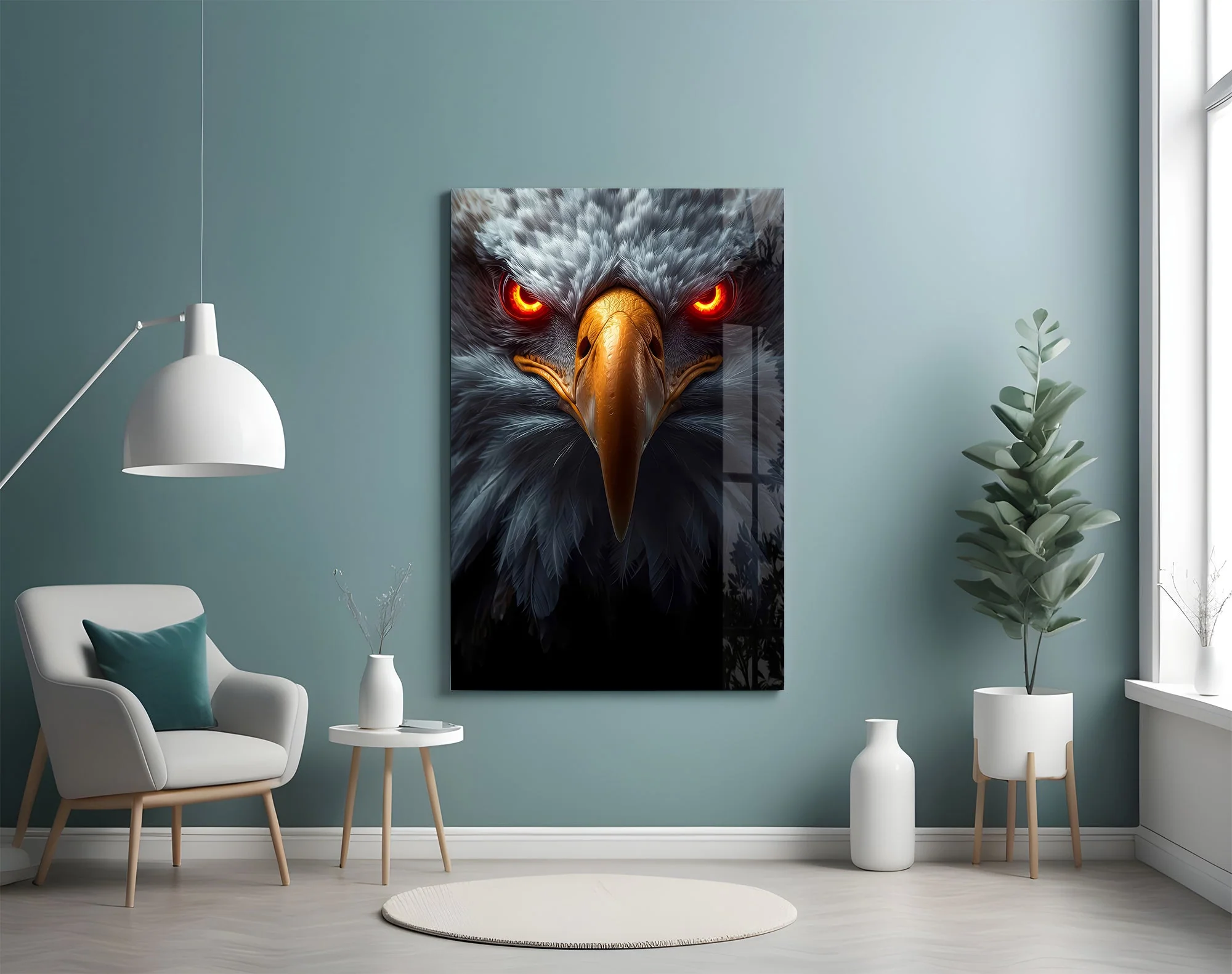 Eagle Wall Art Glass Wall Art - Image 4