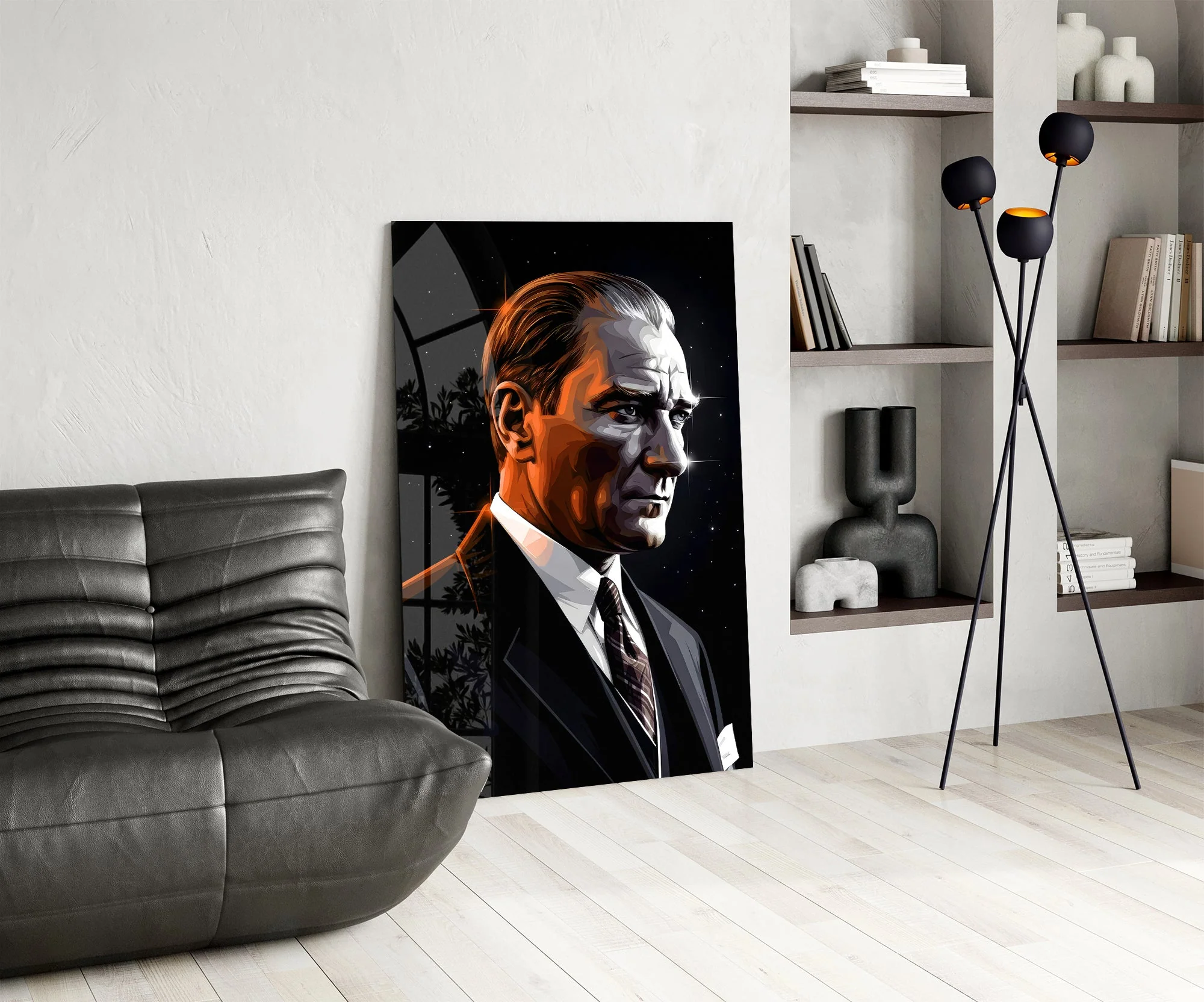 Sophisticated Movie Poster Art Glass Wall Art - Image 6