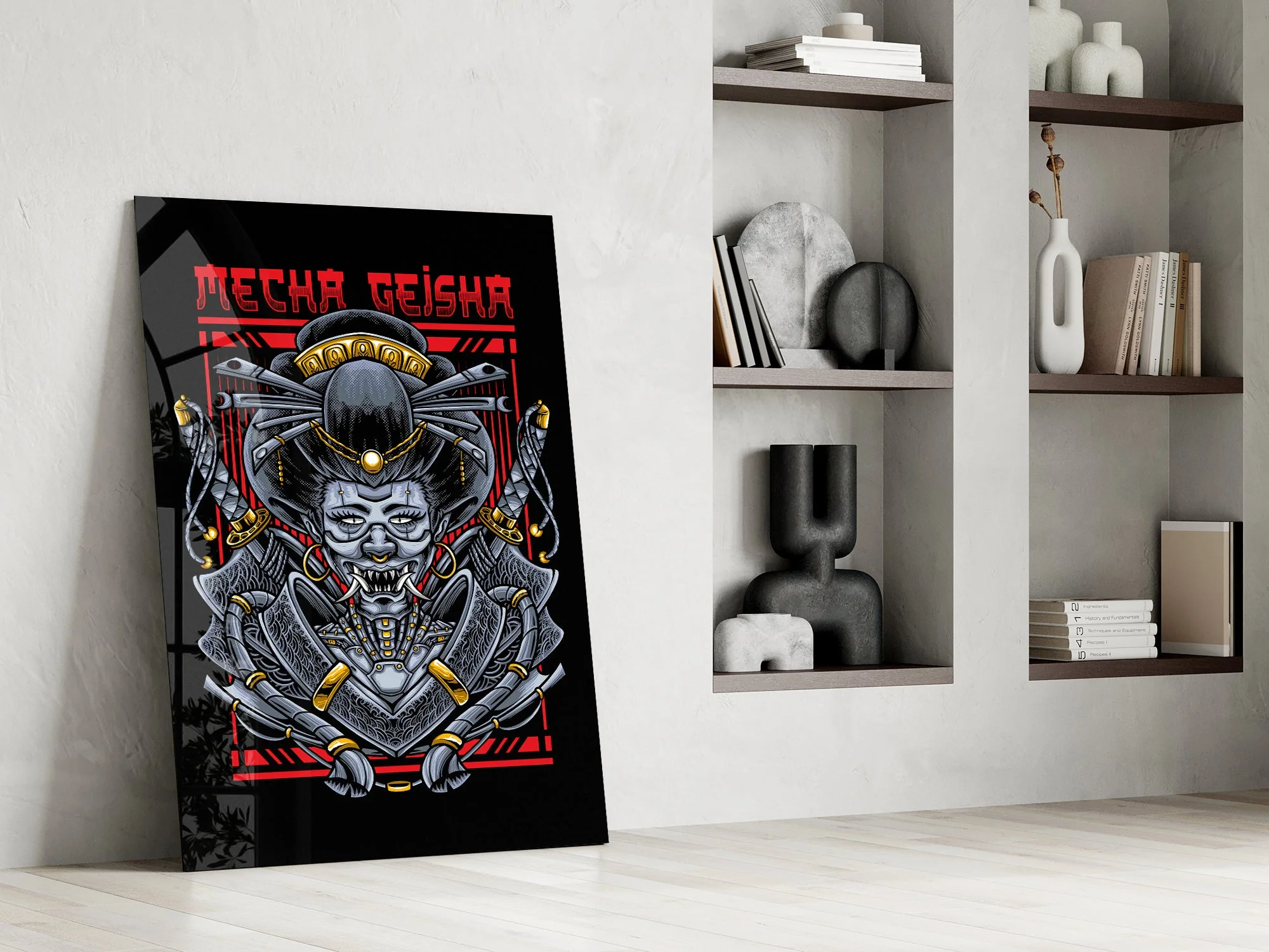 Dark Cyberpunk Glass Wall Art - Image 7