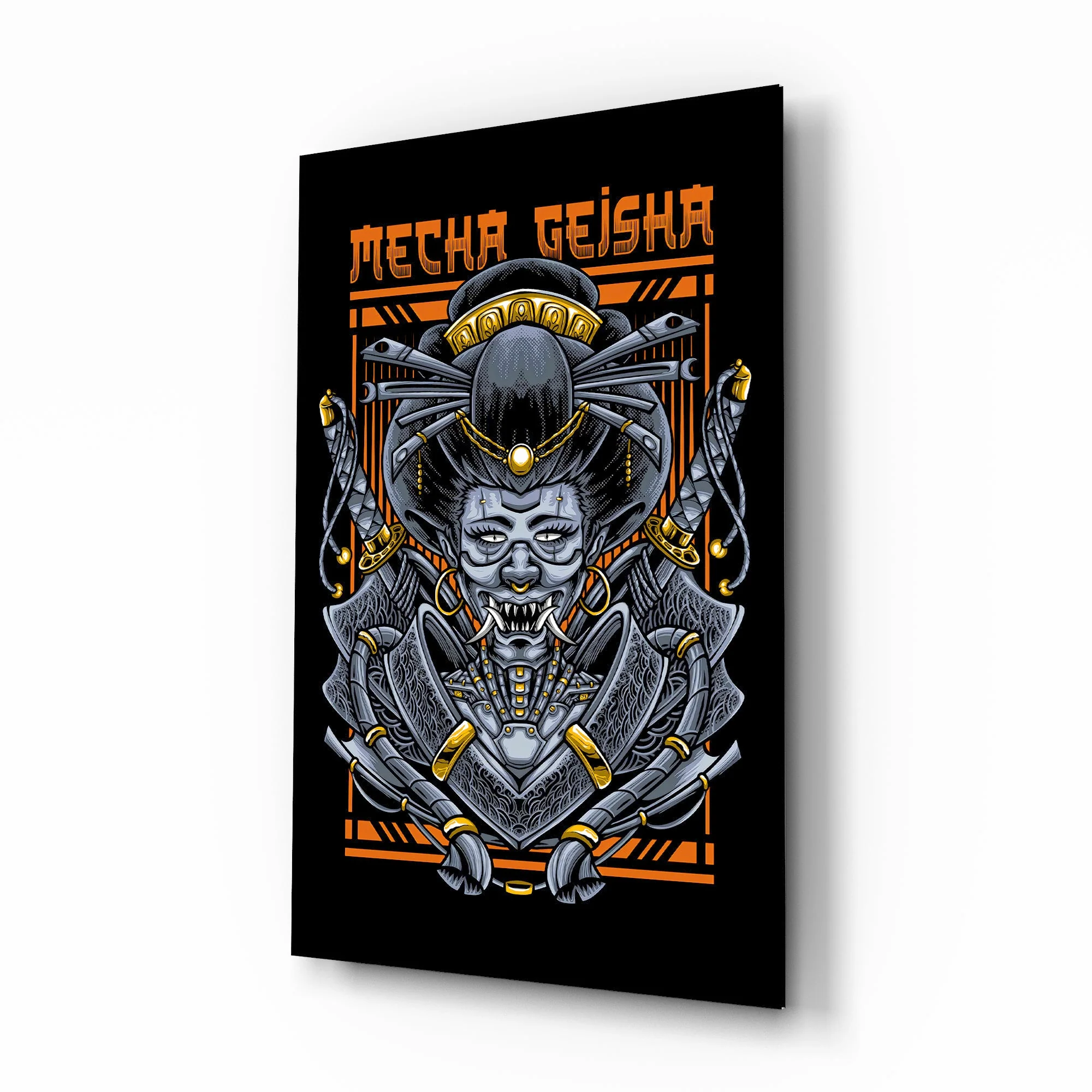 Mecha-Art Wall Decor Glass Wall Art