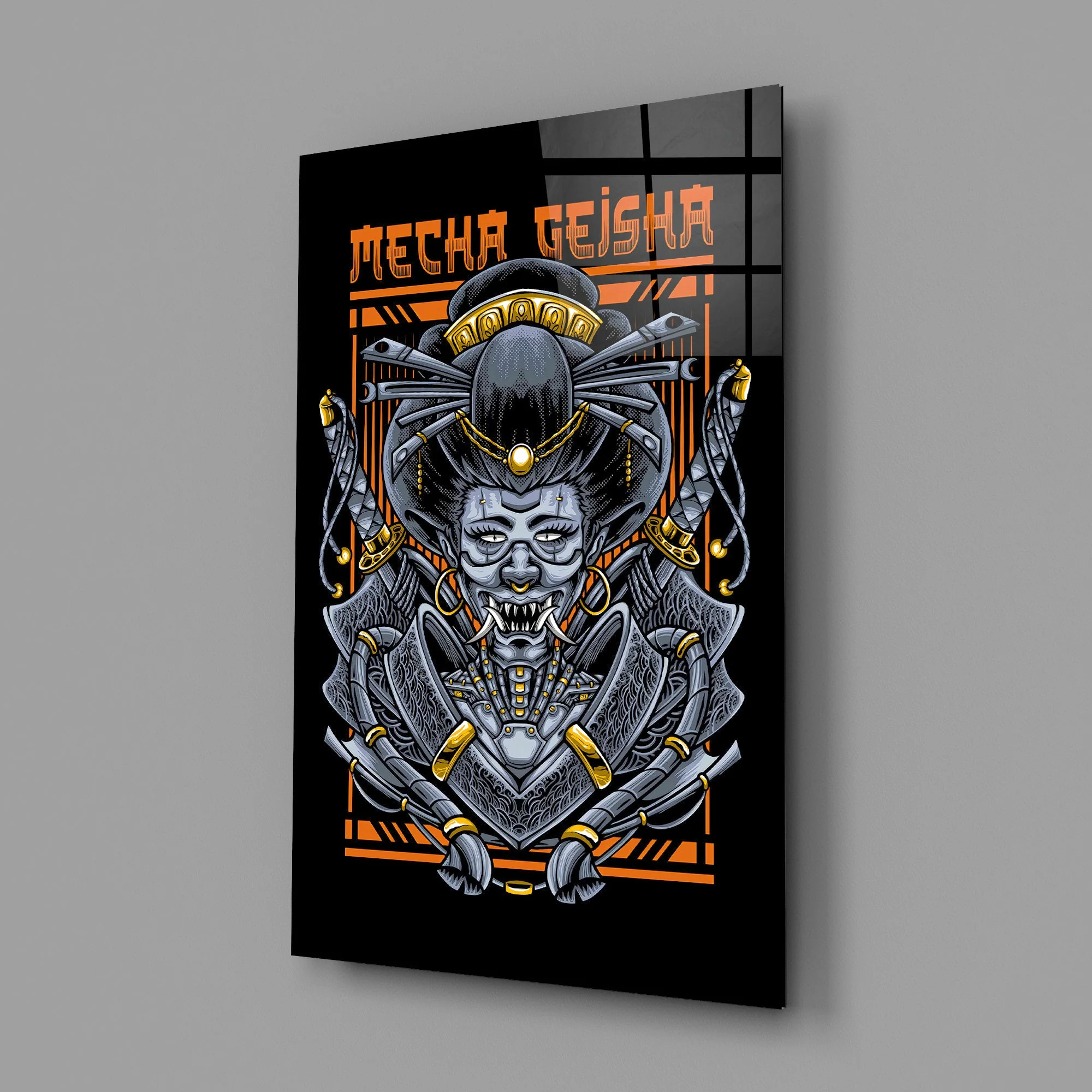 Mecha-Art Wall Decor Glass Wall Art - Image 2