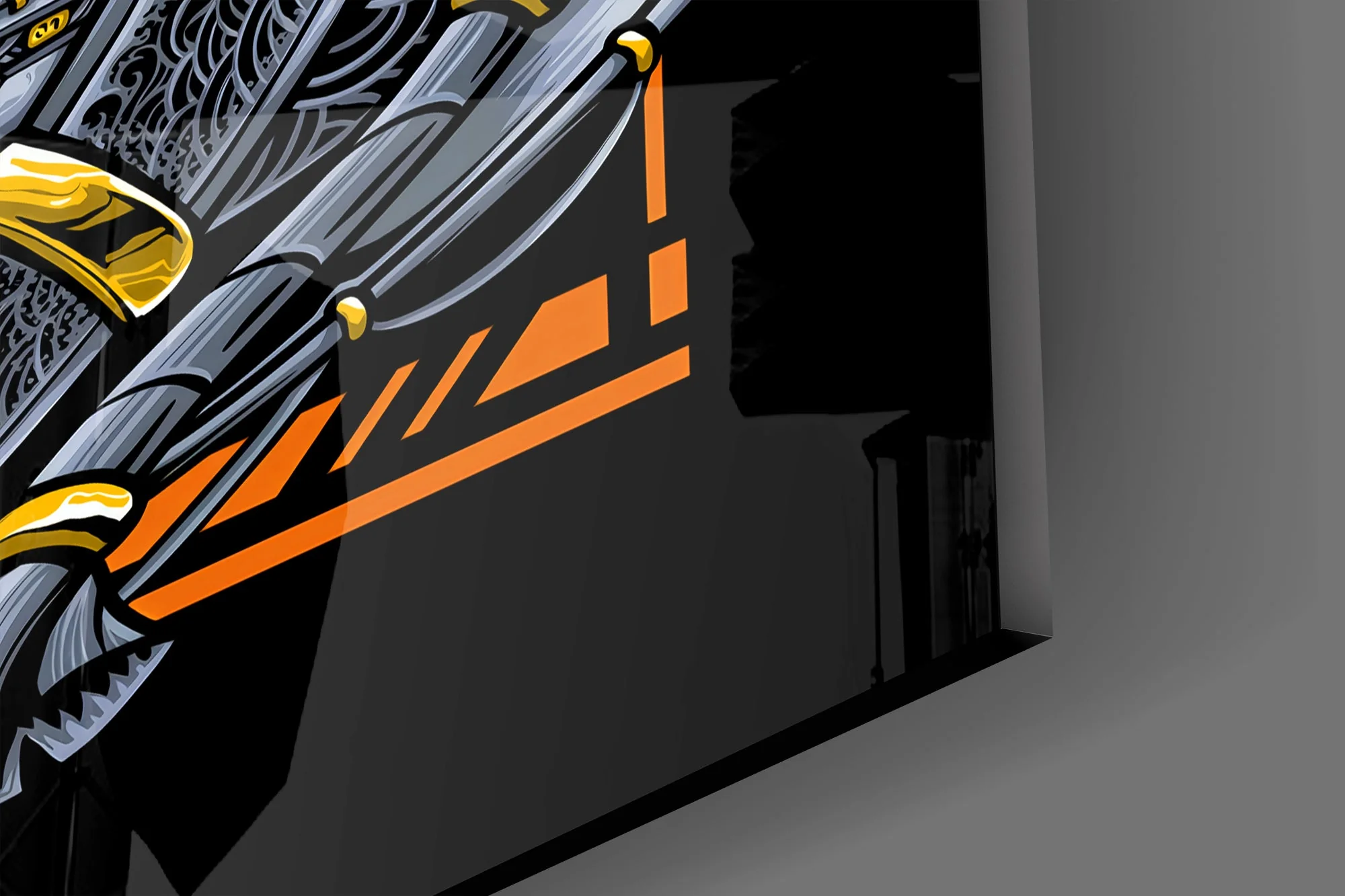 Mecha-Art Wall Decor Glass Wall Art - Image 3