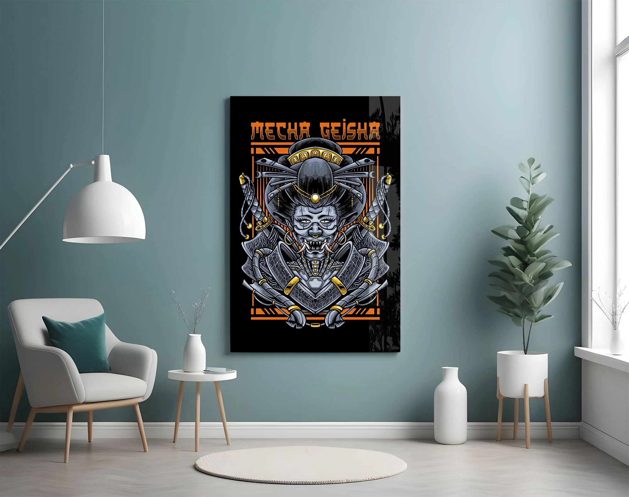 Mecha-Art Wall Decor Glass Wall Art - Image 4