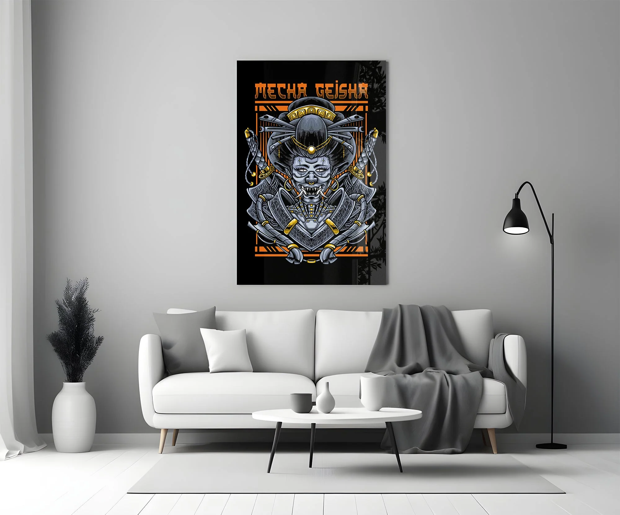 Mecha-Art Wall Decor Glass Wall Art - Image 5