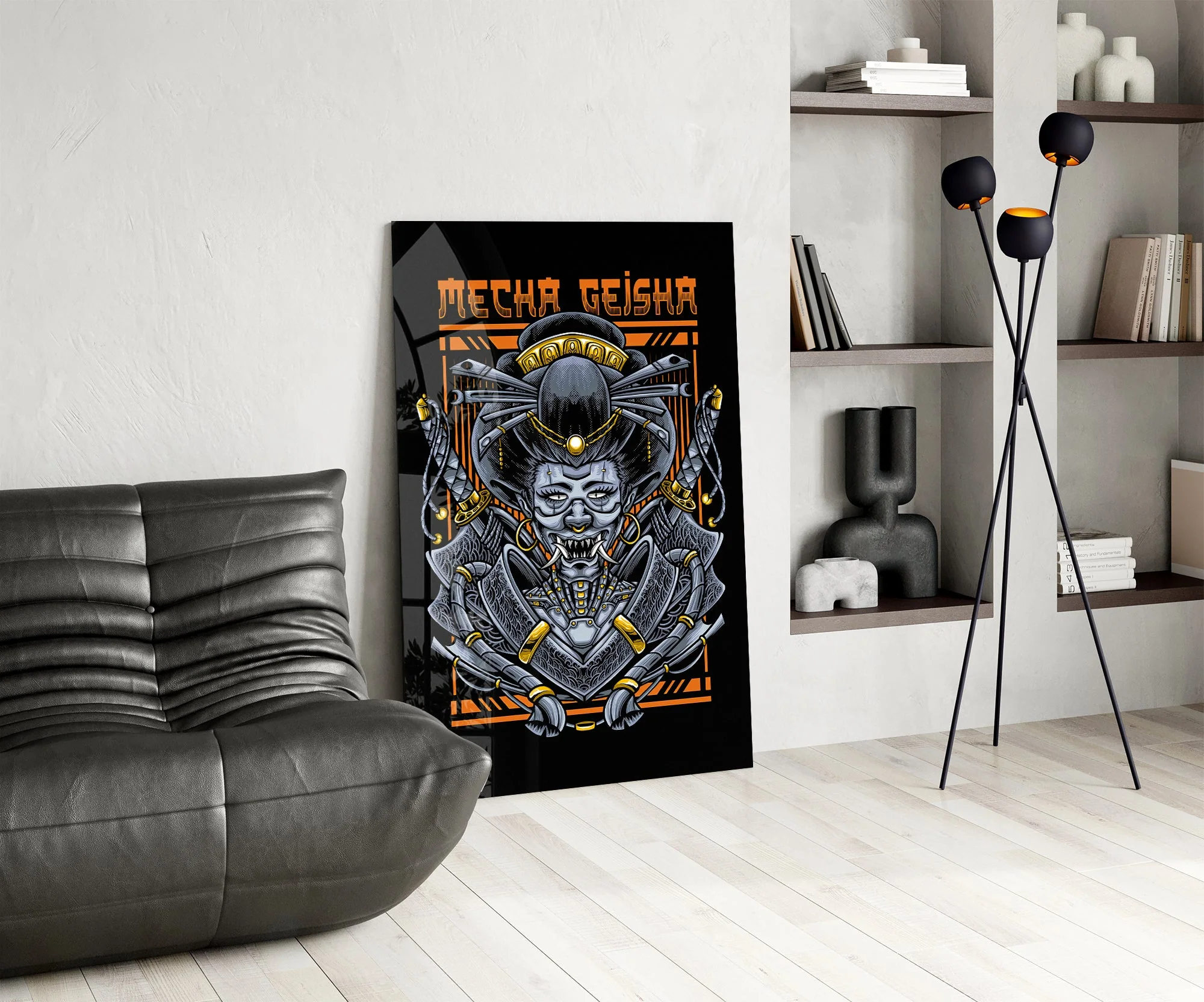 Mecha-Art Wall Decor Glass Wall Art - Image 6