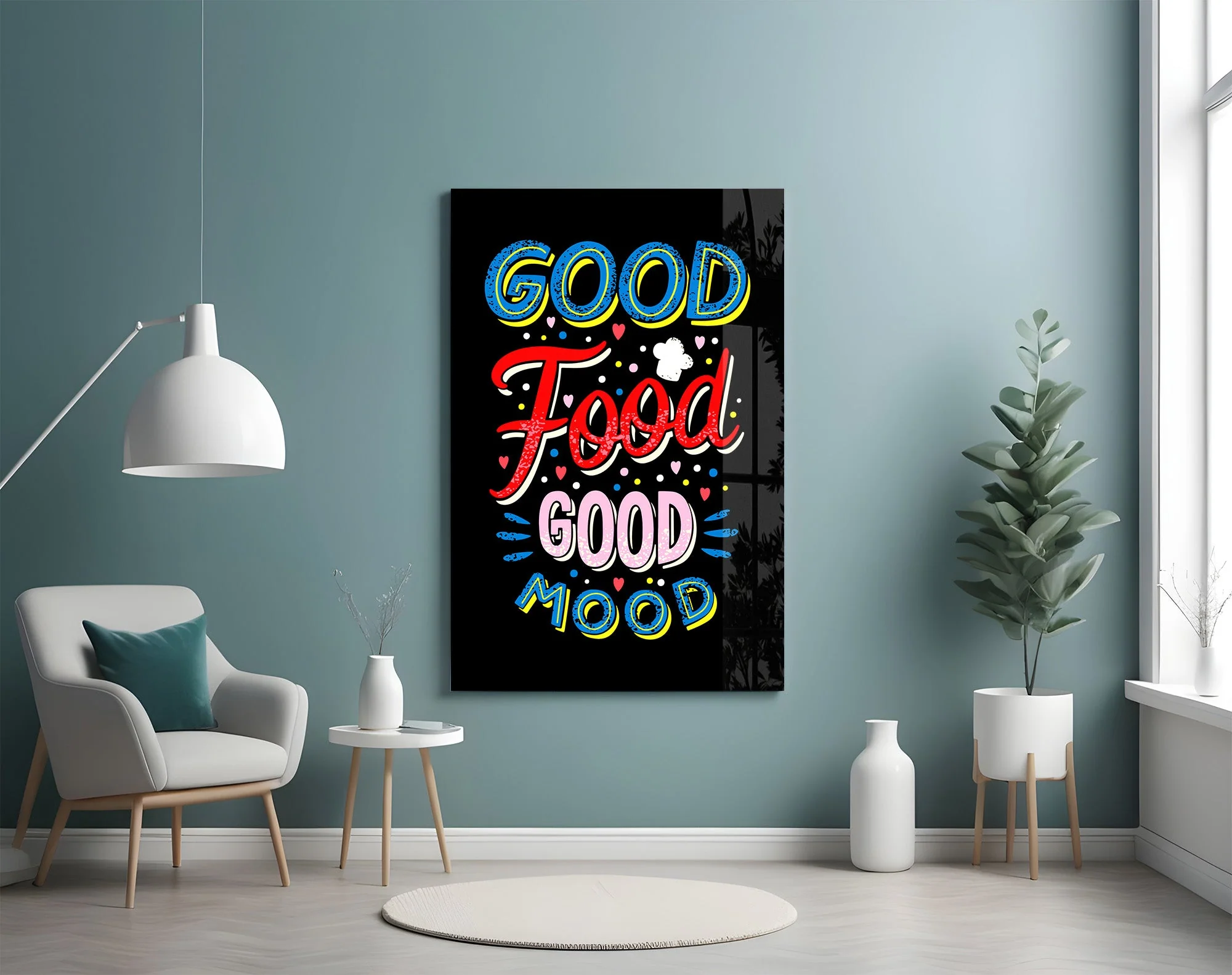 Positive Mood Glass Wall Art - Image 4