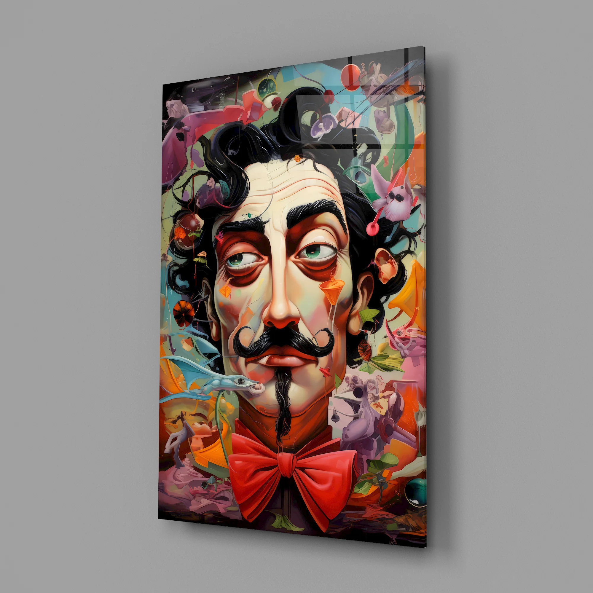 Ethereal Dreamscape Portrait Glass Wall Art - Image 2