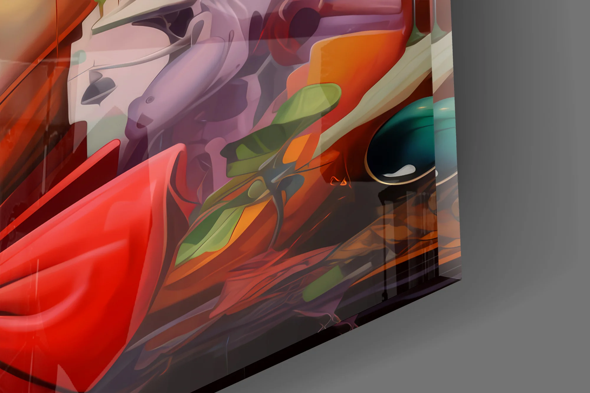 Ethereal Dreamscape Portrait Glass Wall Art - Image 3