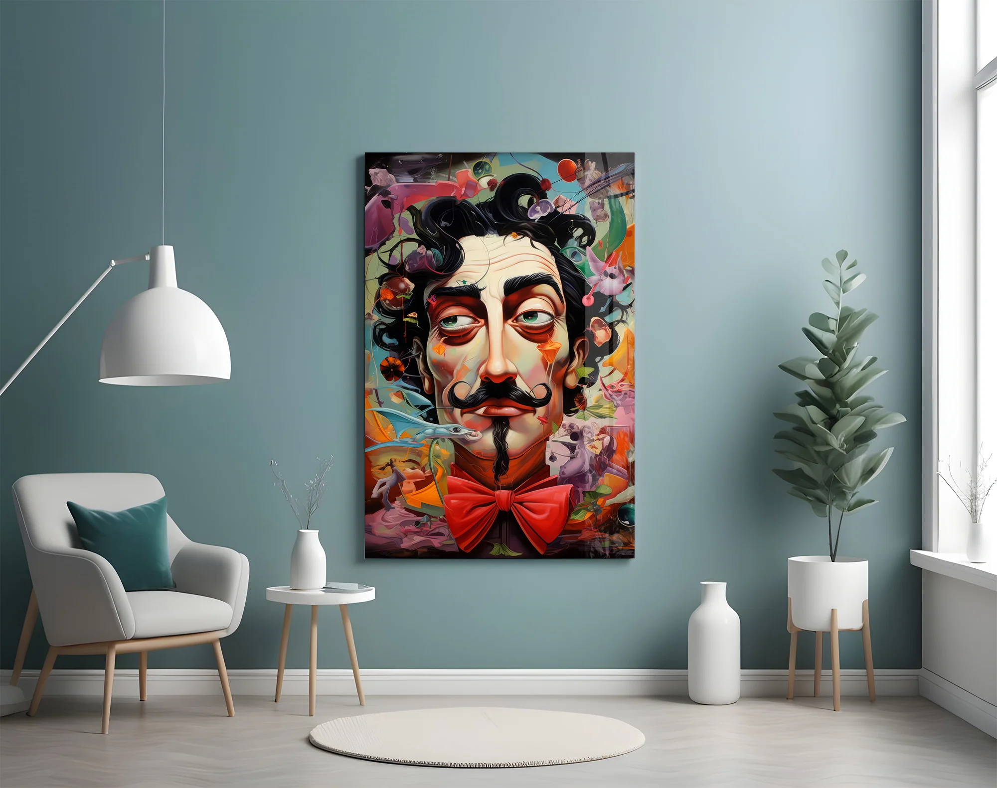 Ethereal Dreamscape Portrait Glass Wall Art - Image 4