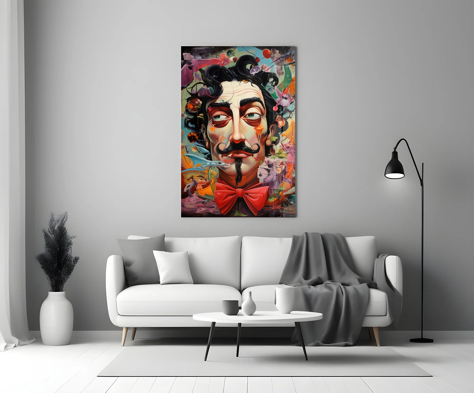 Ethereal Dreamscape Portrait Glass Wall Art - Image 5