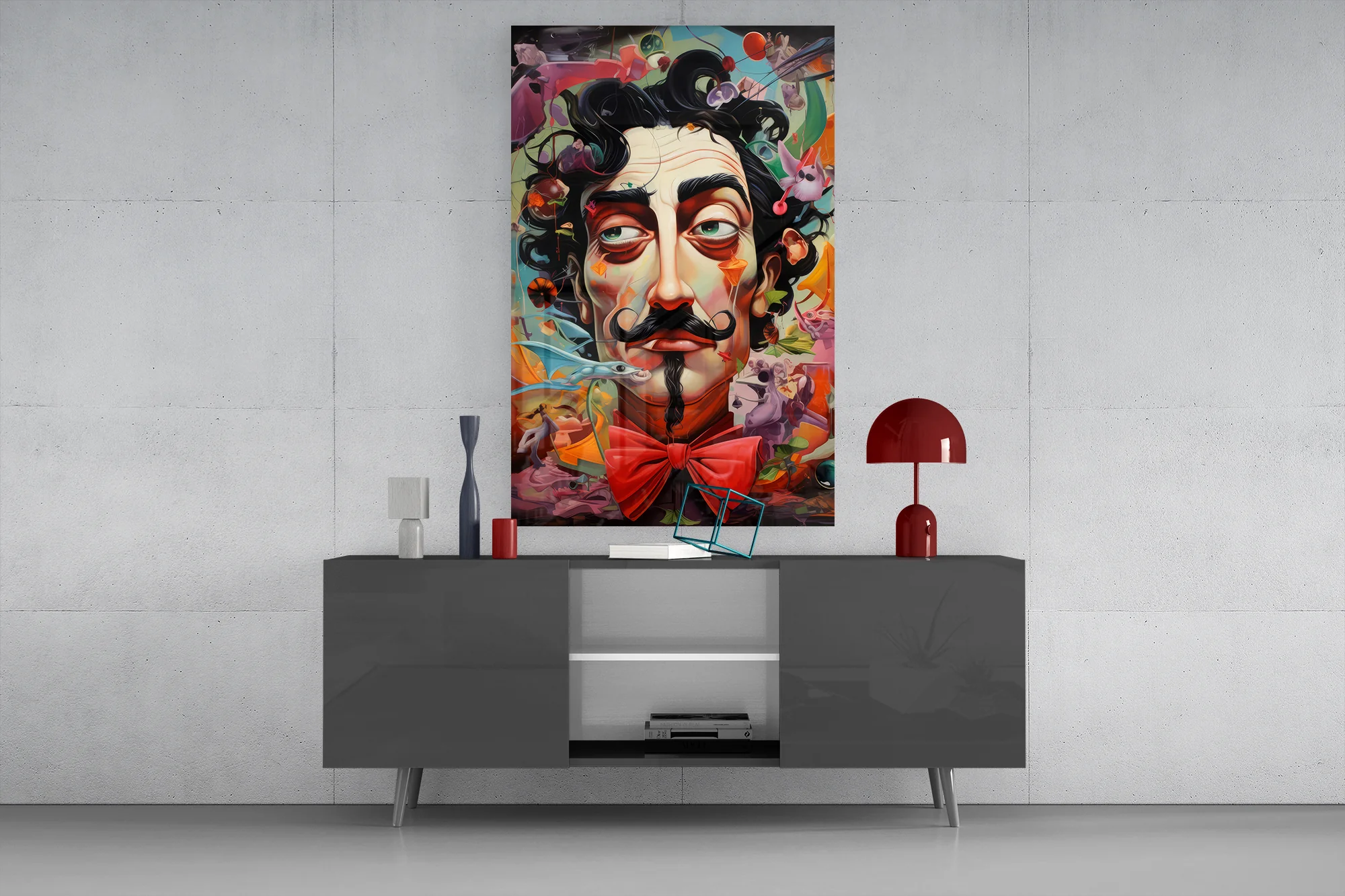 Ethereal Dreamscape Portrait Glass Wall Art - Image 8