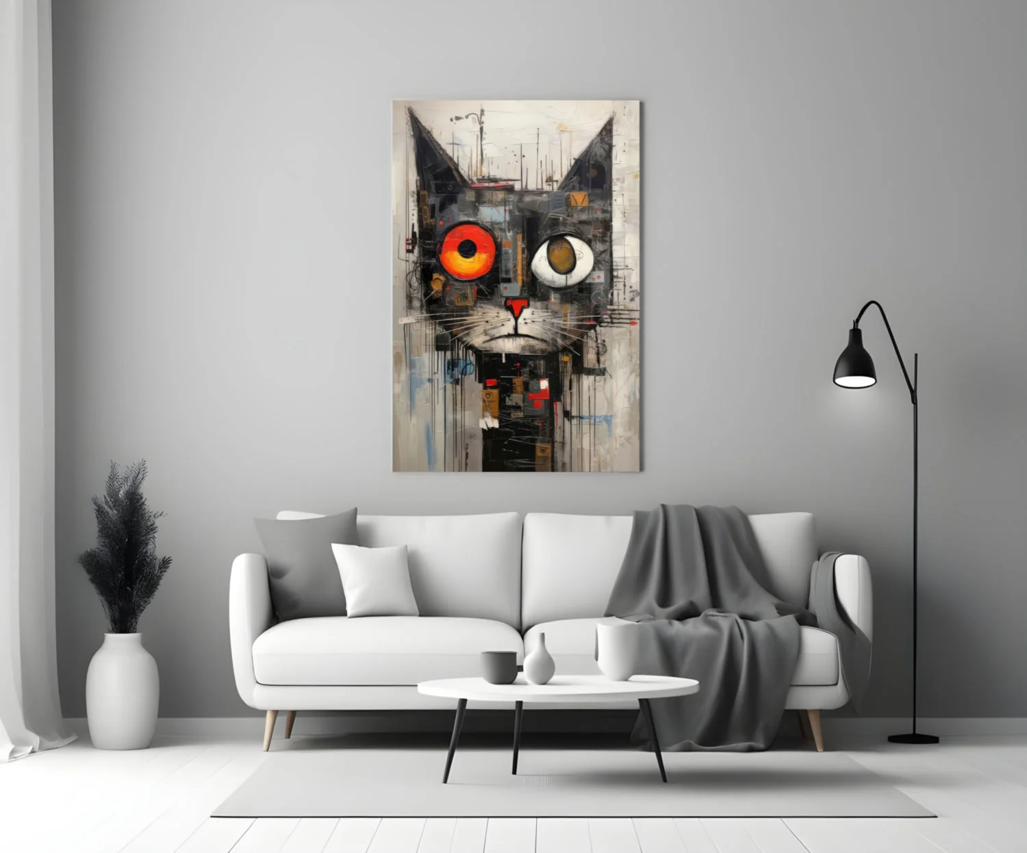 Cat Glass Wall Art - Image 4