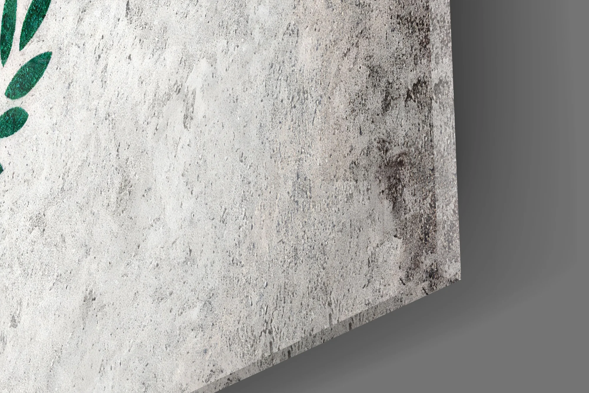 Cyprus Flag on Textured Stone Glass Wall Art - Image 3