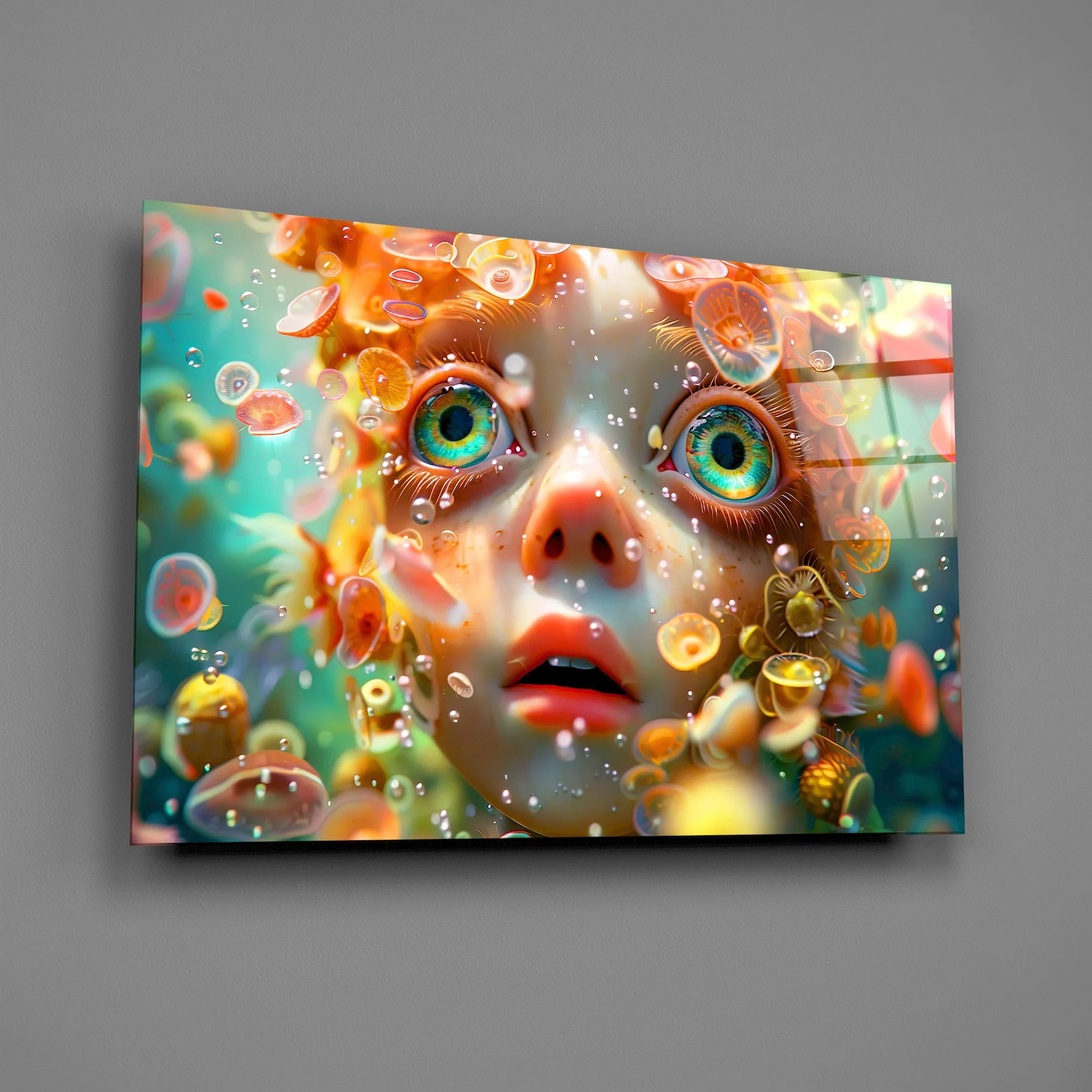 Ethereal Oceanic Dream Glass Wall Art - Image 2