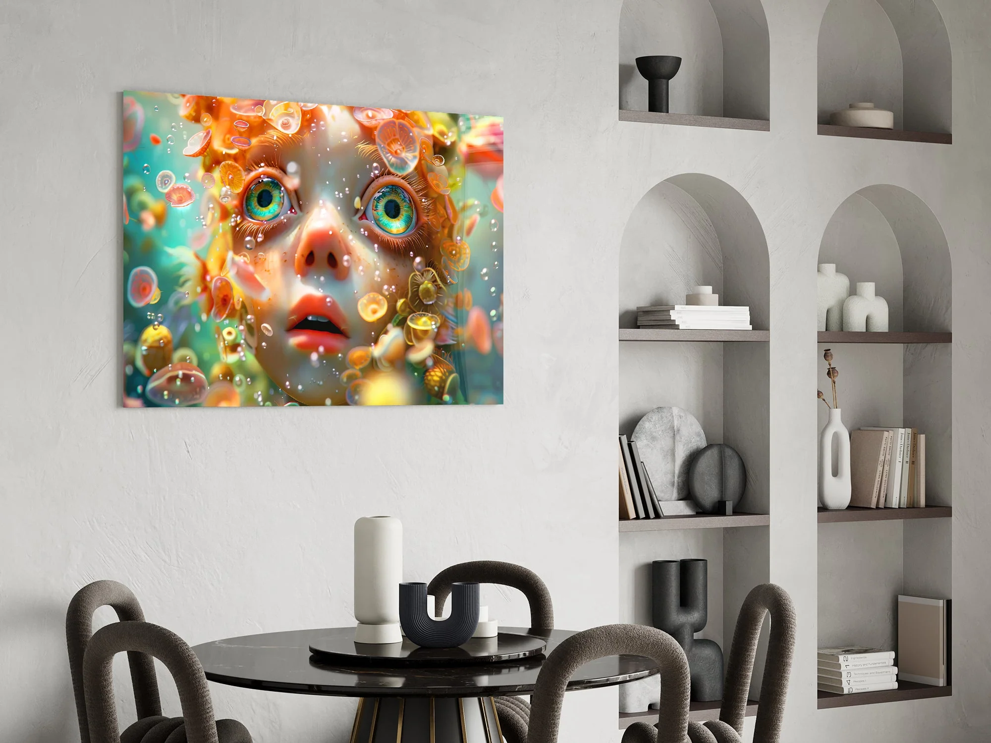 Ethereal Oceanic Dream Glass Wall Art - Image 6