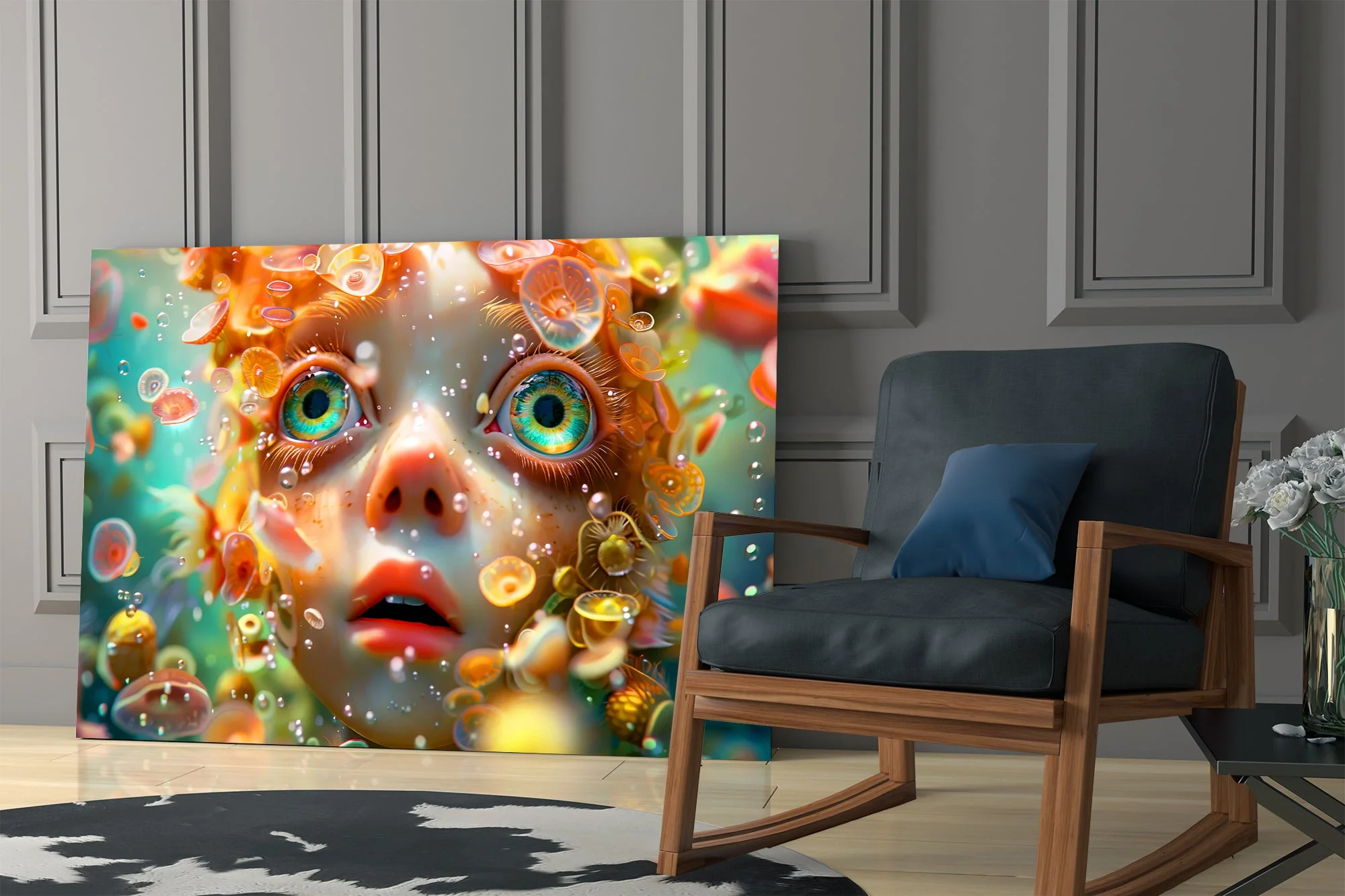 Ethereal Oceanic Dream Glass Wall Art - Image 7