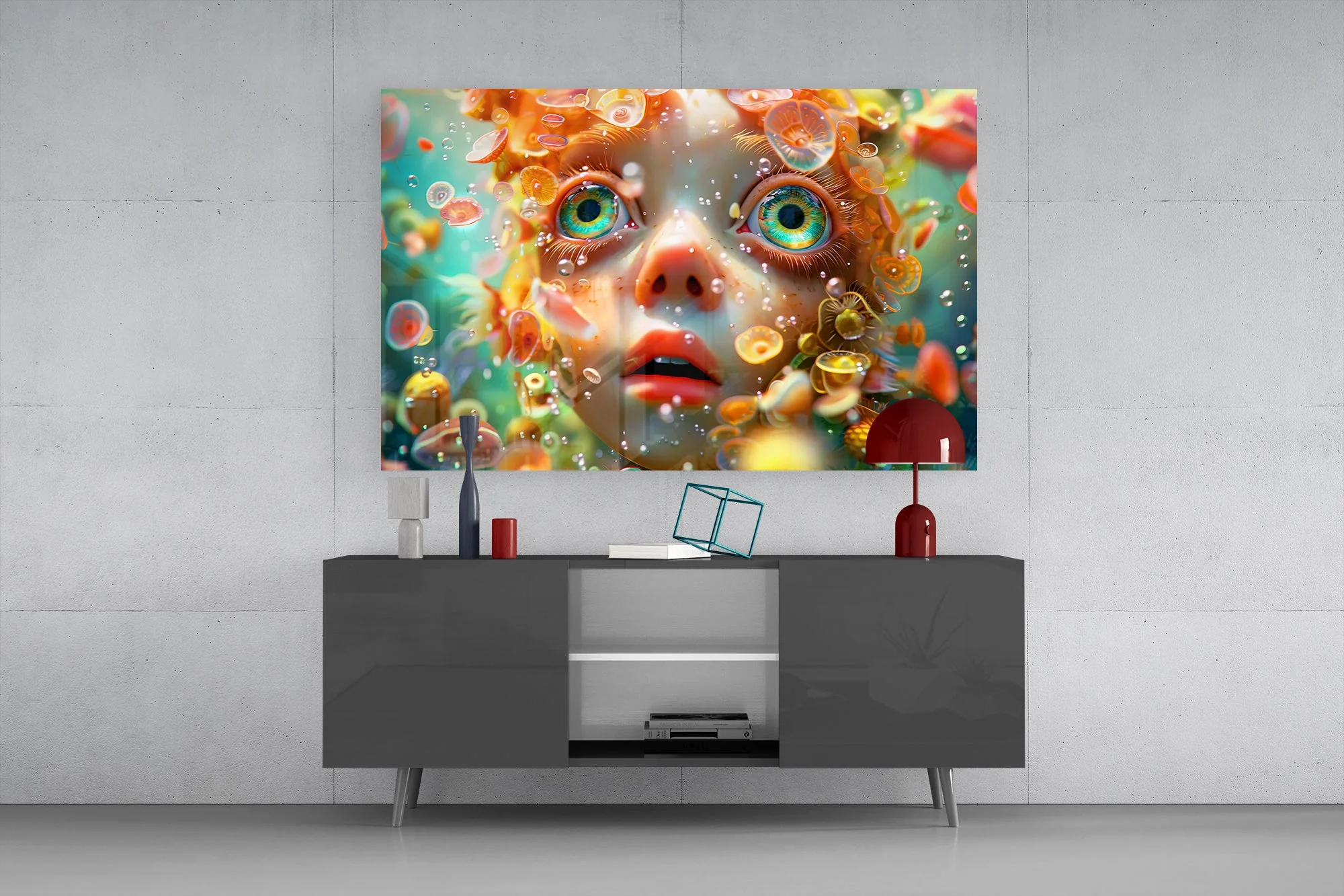Ethereal Oceanic Dream Glass Wall Art - Image 8