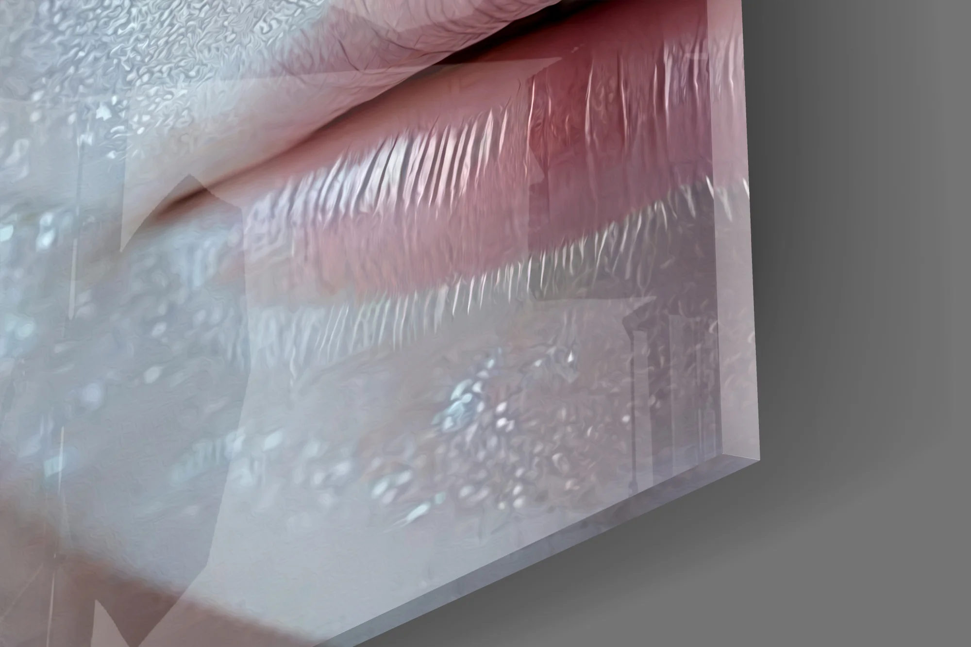 Snake Skin Portrait Glass Wall Art - Image 3