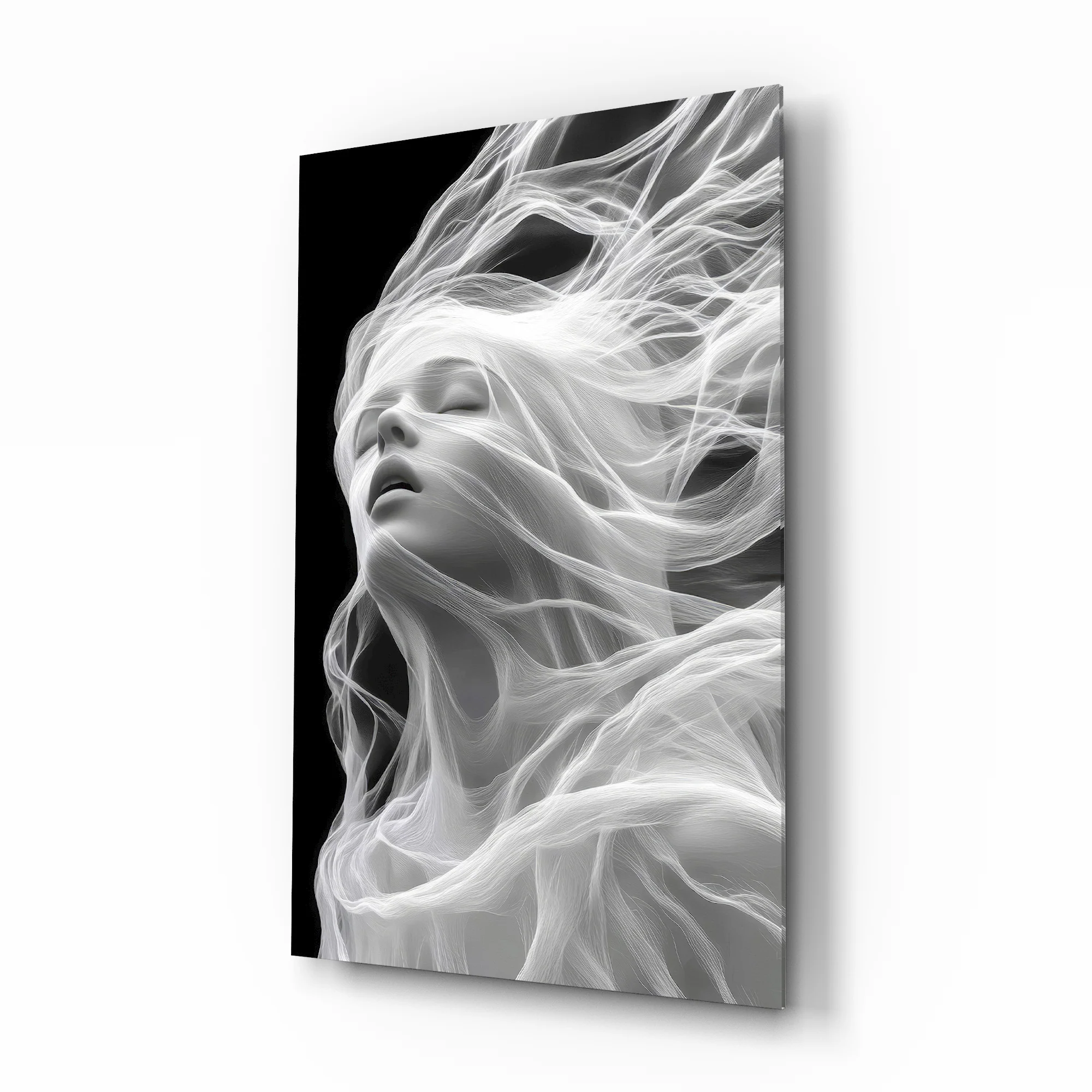 Ethereal Wind Glass Wall Art