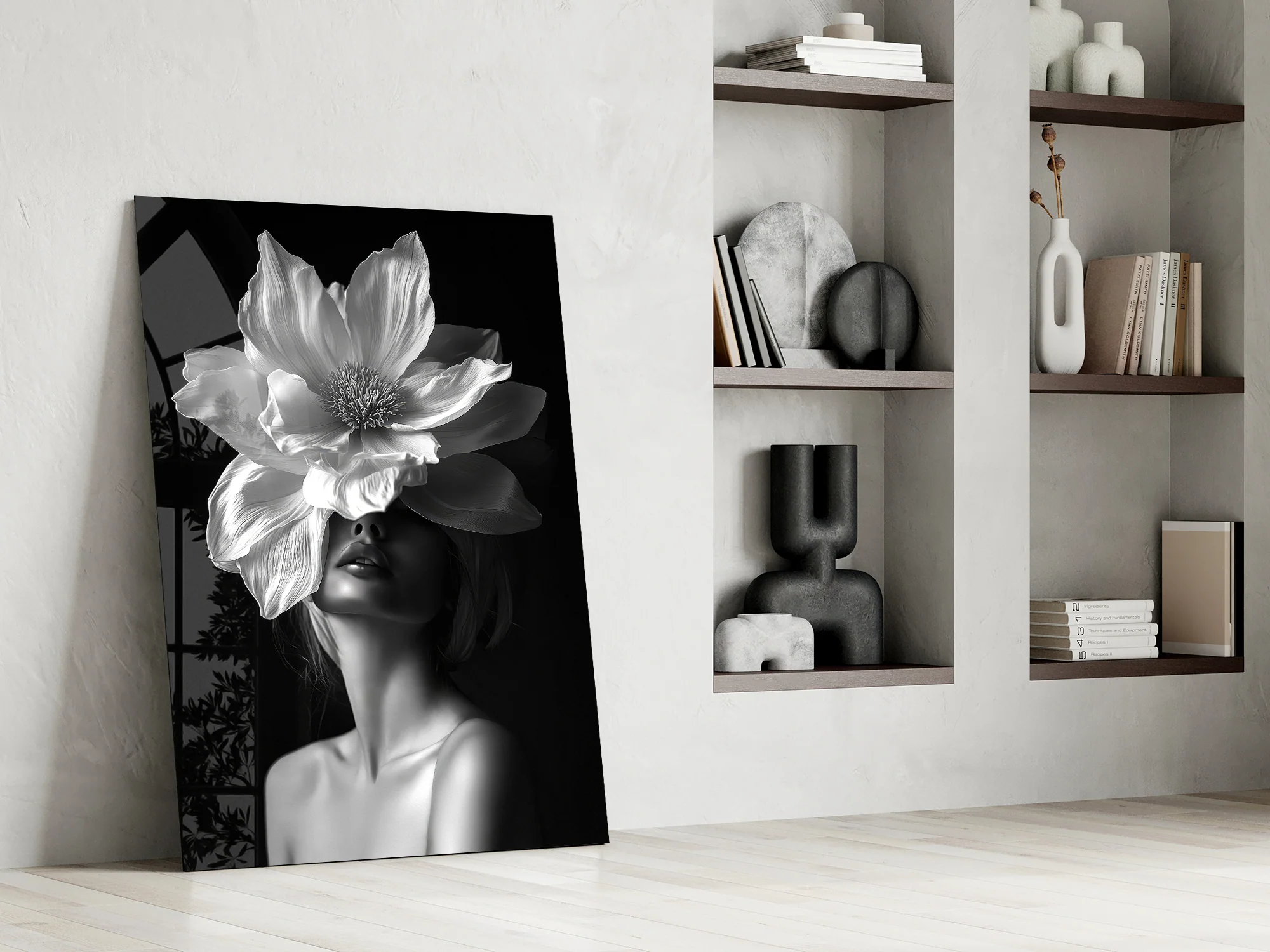 Floral Fusion Glass Wall Art - Image 7