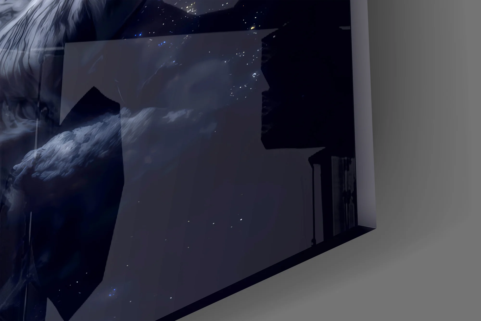 Cosmic Hands Reveal All Glass Wall Art - Image 3