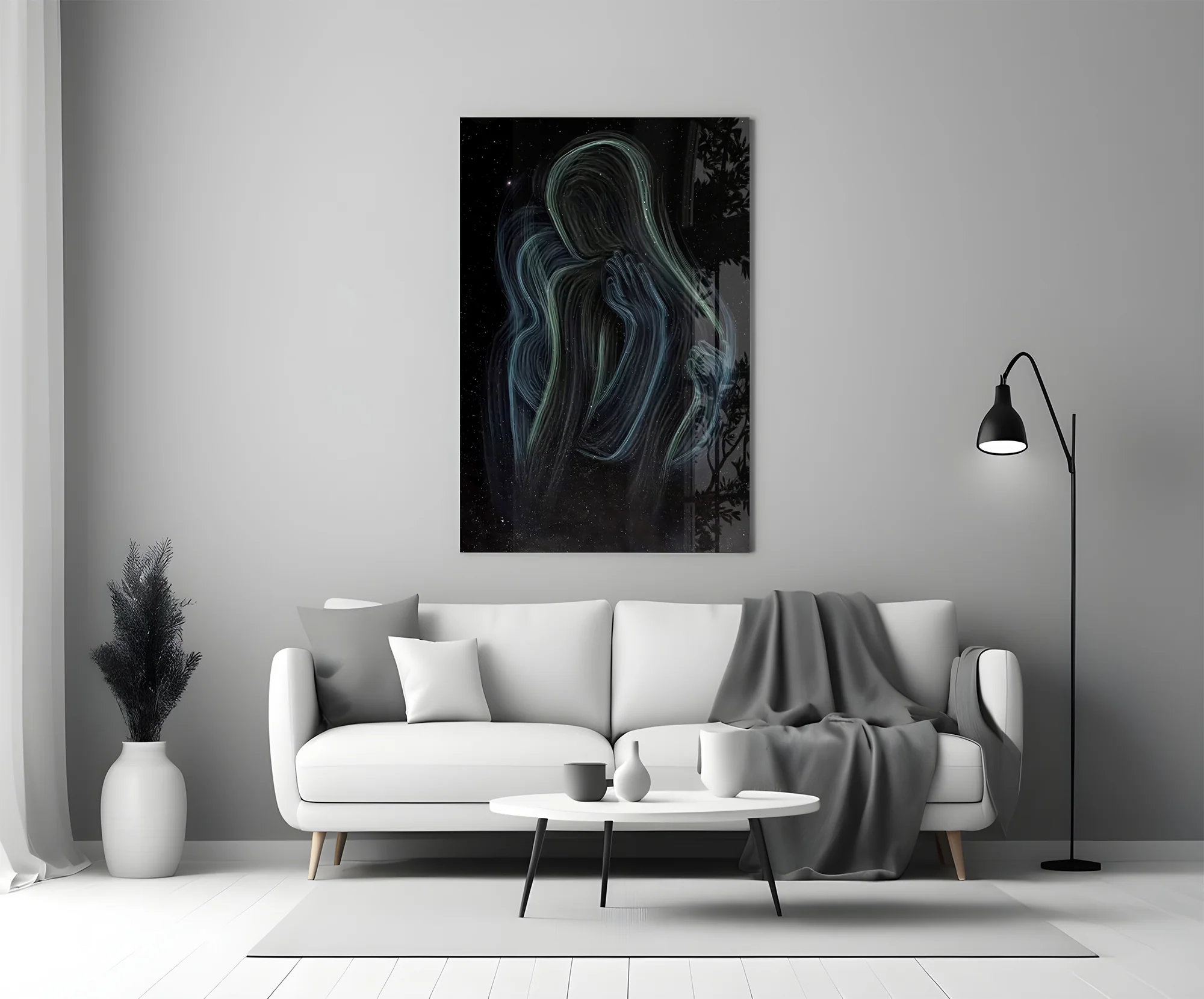 Cosmic Whispers Glass Wall Art - Image 5