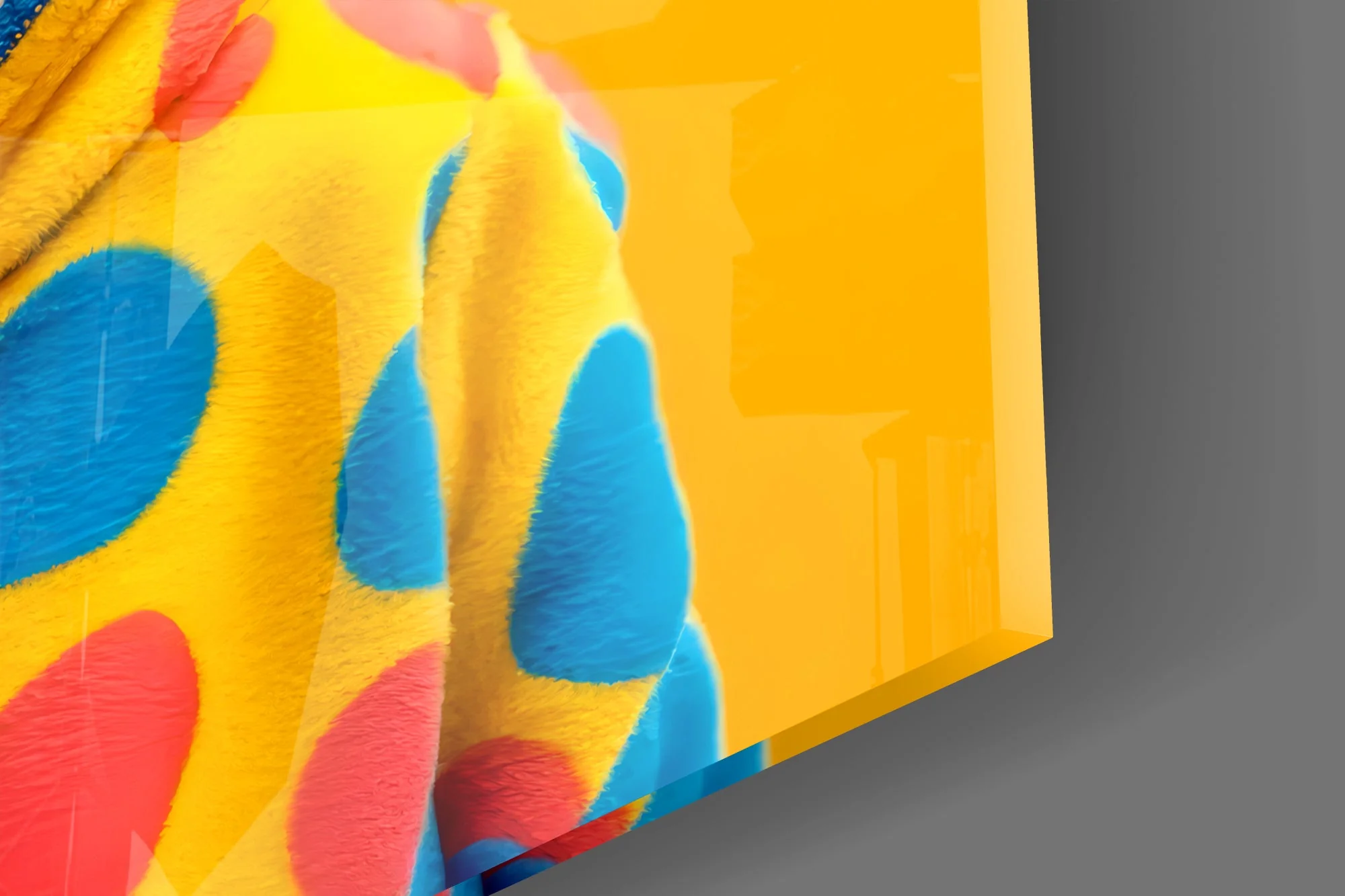 Funky Hipster Giraffe Glass Wall Art - Image 3