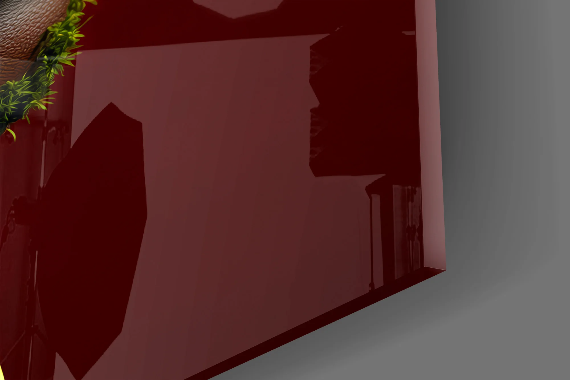 Floral Veil Glass Wall Art - Image 3
