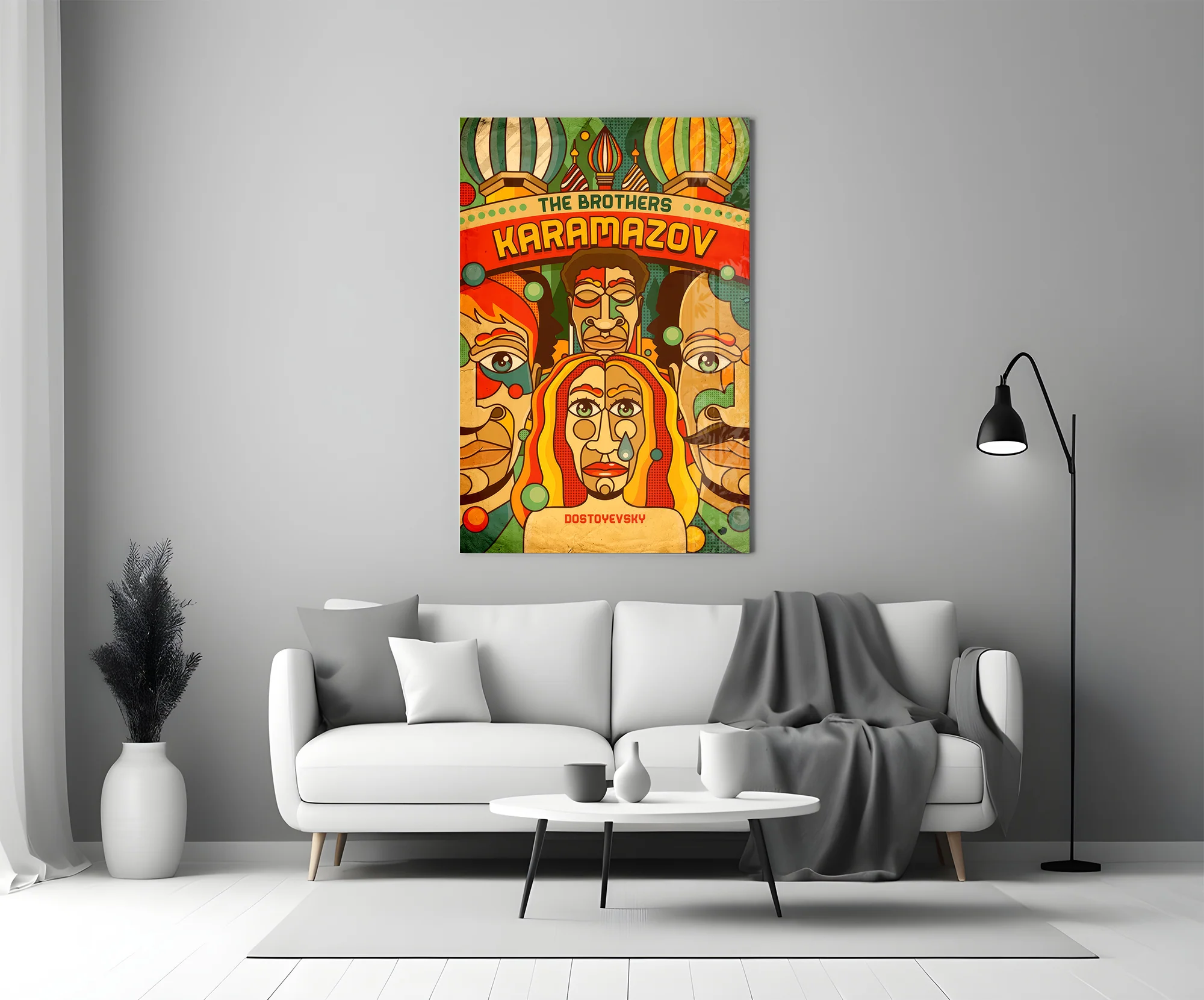 The Brothers Karamazov Glass Wall Art - Image 5