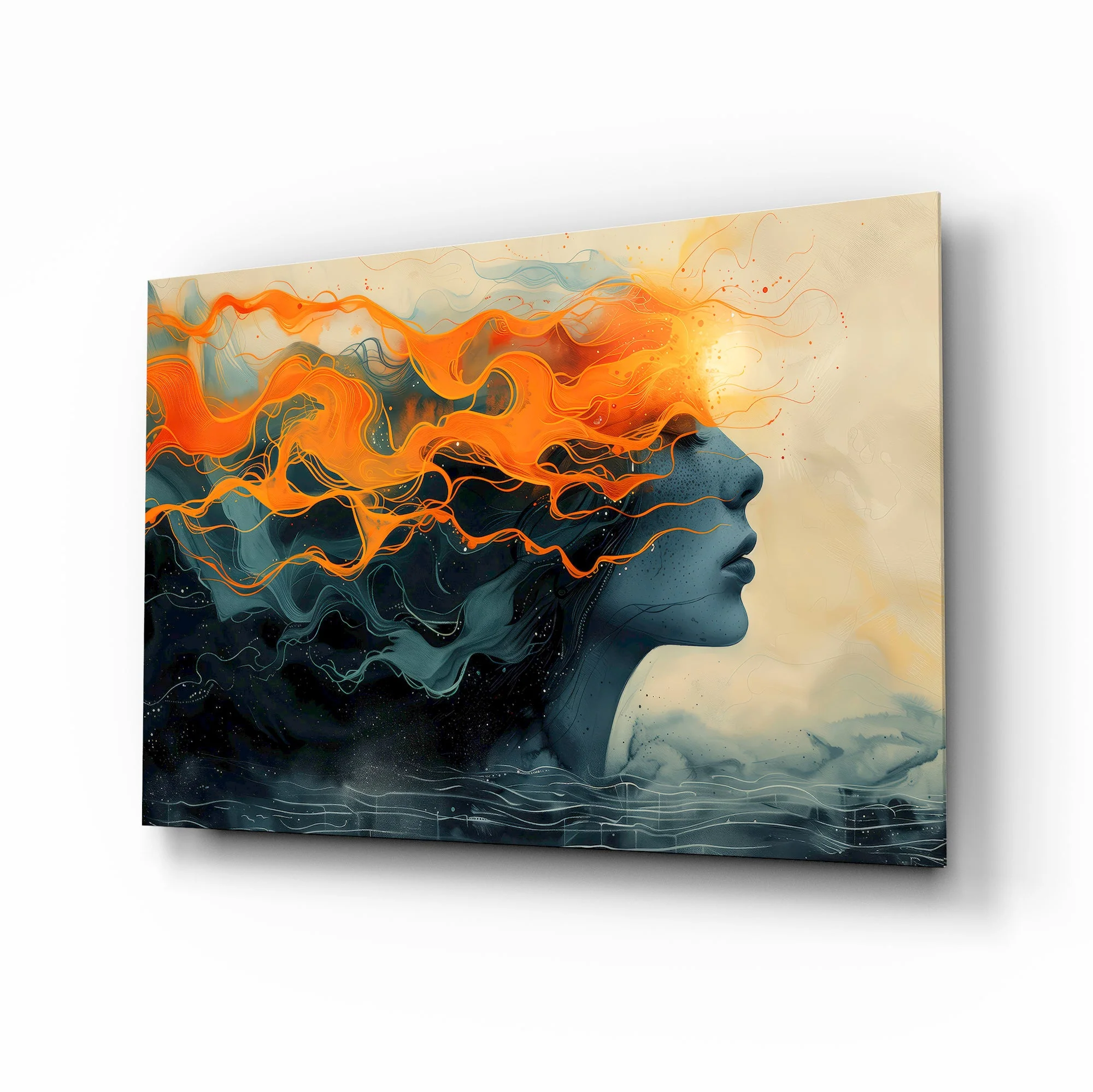 Cosmic Vision Glass Wall Art