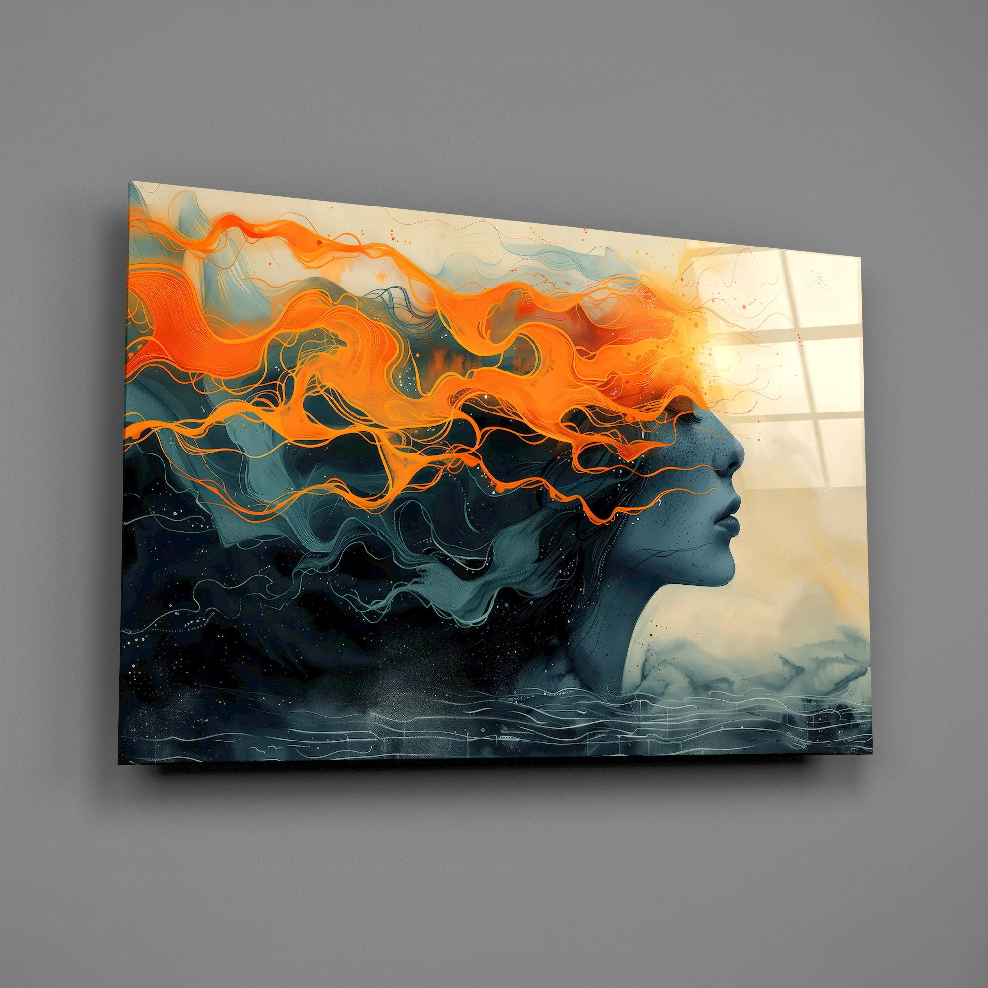 Cosmic Vision Glass Wall Art - Image 2