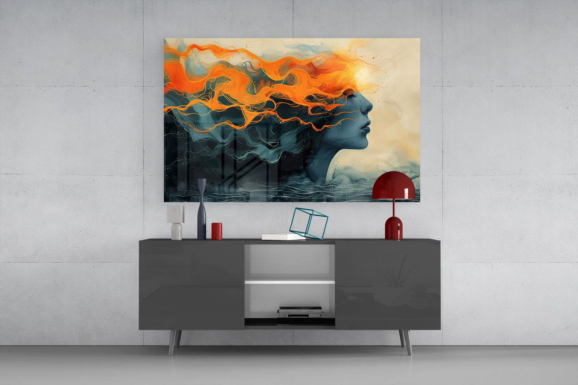 Cosmic Vision Glass Wall Art - Image 8