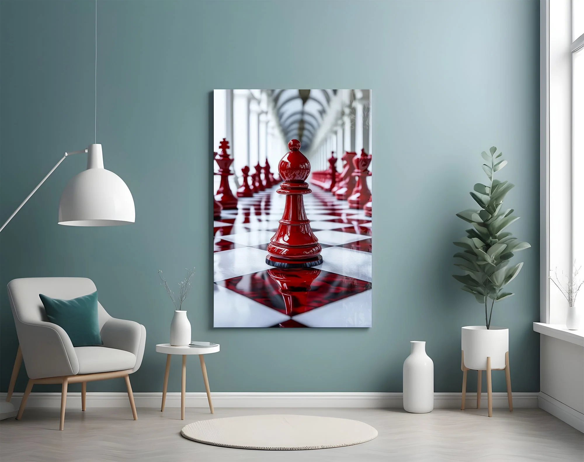 Chess Art Glass Wall Art - Image 4