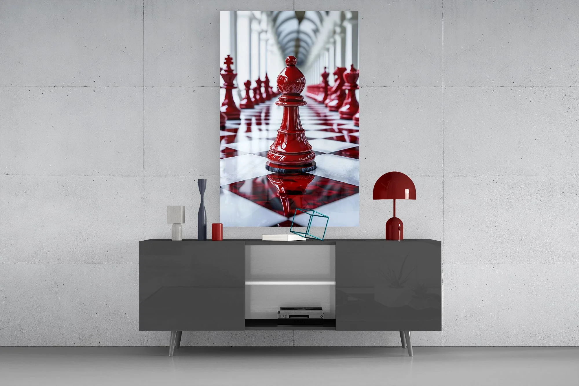 Chess Art Glass Wall Art - Image 8