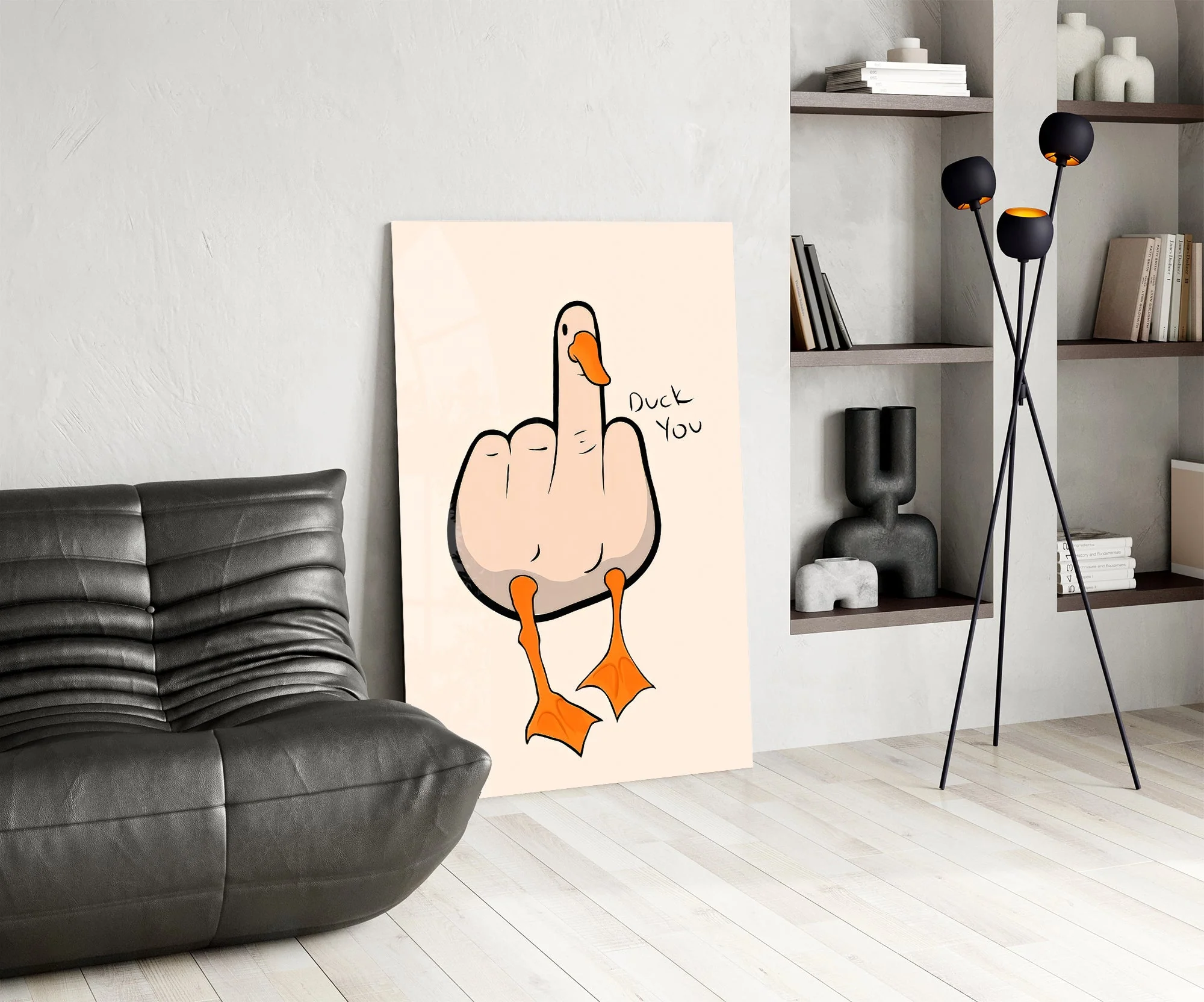 Sassy Duck Pun Glass Wall Art - Image 6
