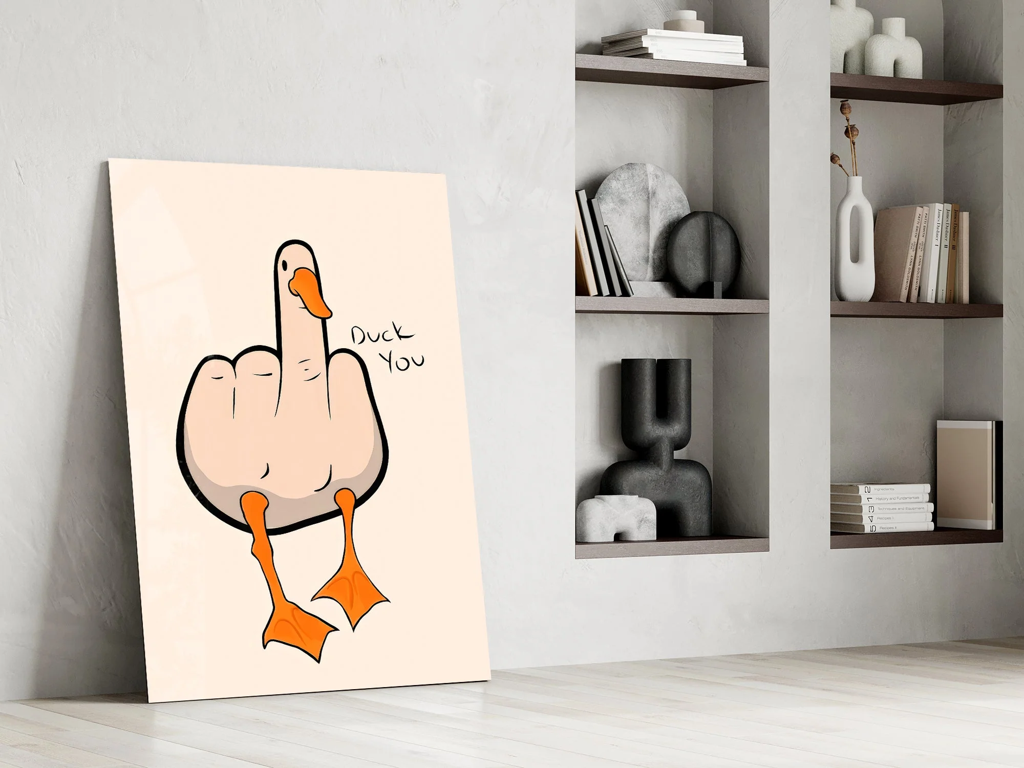 Sassy Duck Pun Glass Wall Art - Image 7