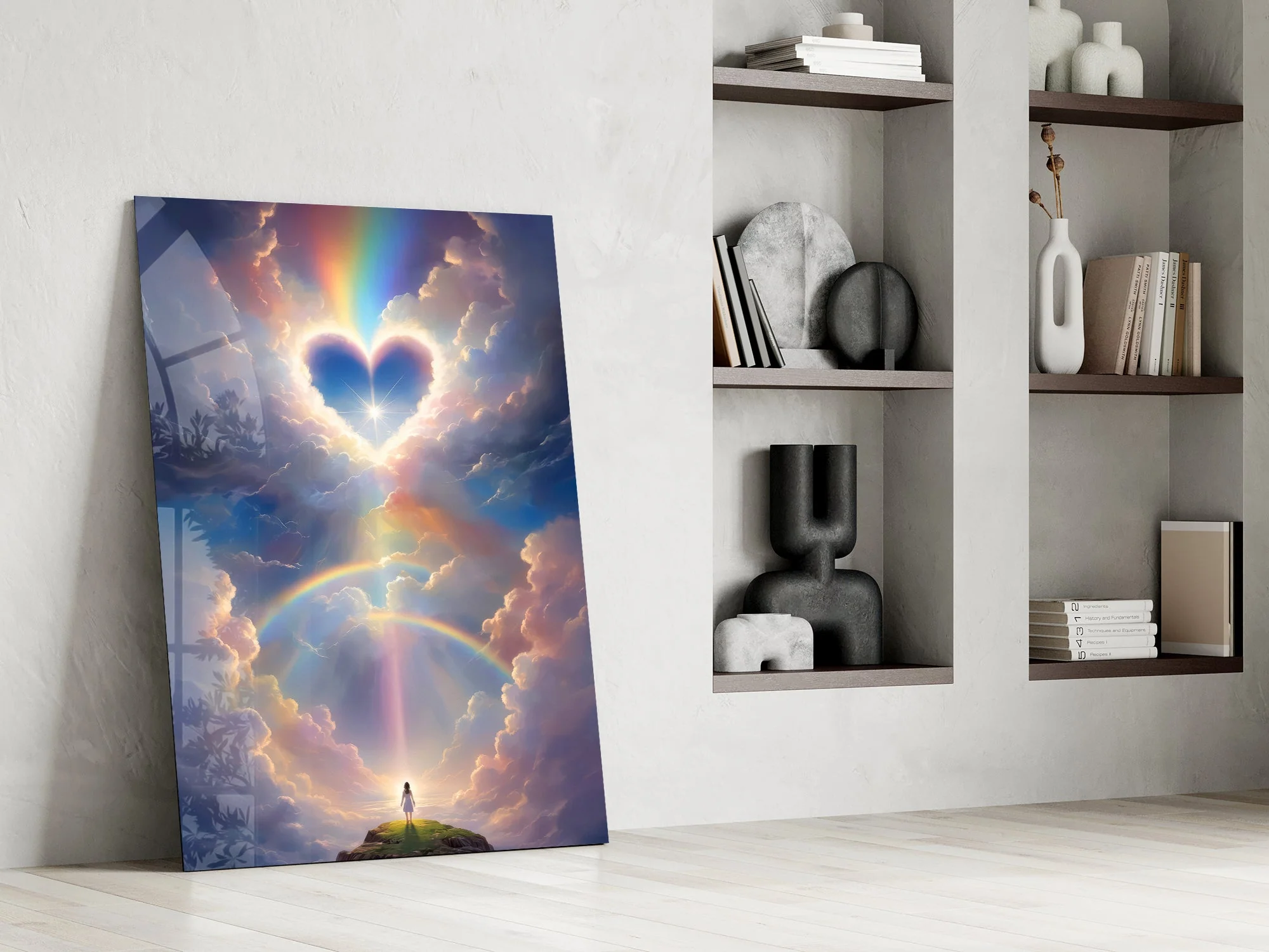 Celestial Heart Horizon Glass Wall Art - Image 7