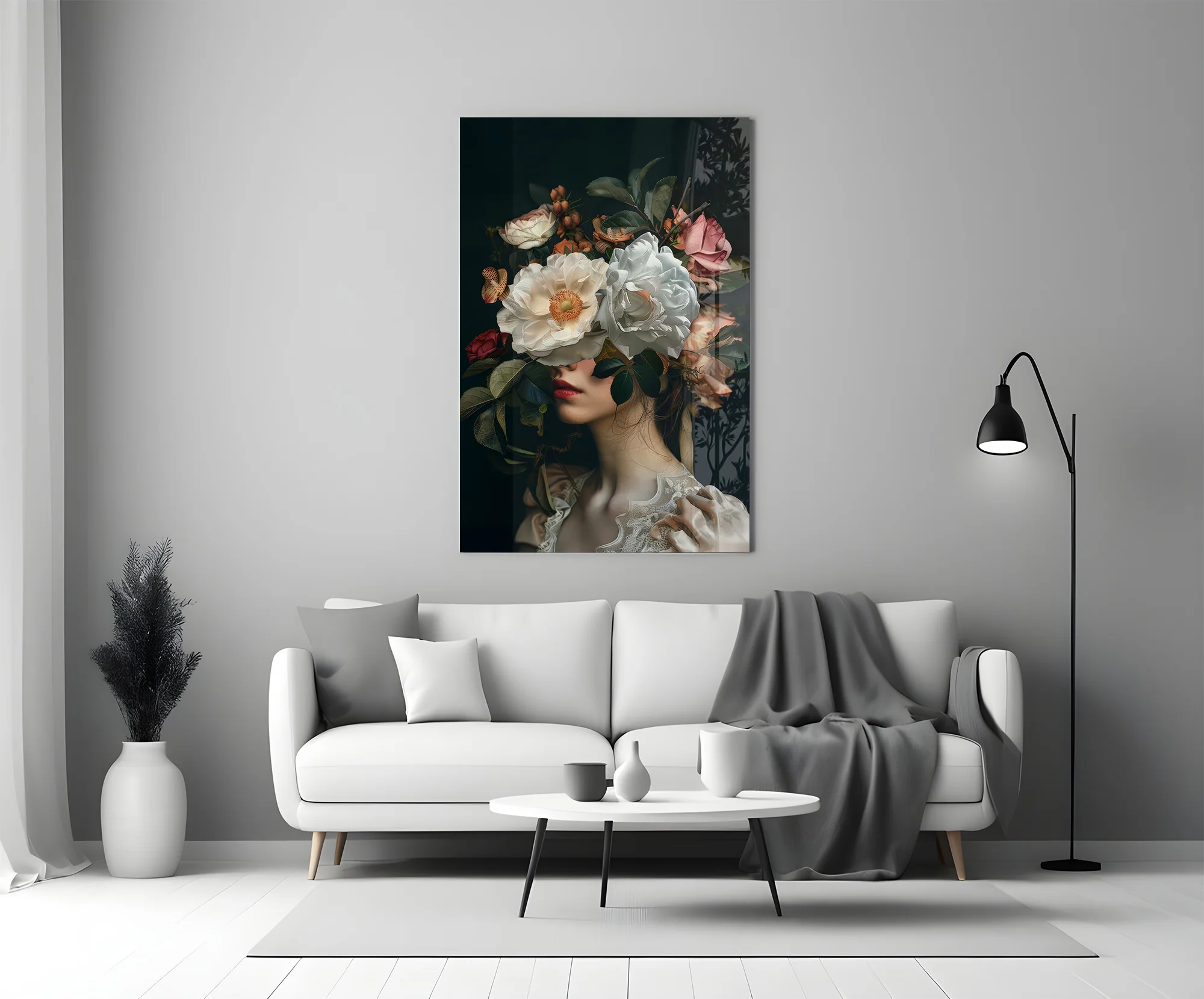 Floral Fantasy Glass Wall Art - Image 5