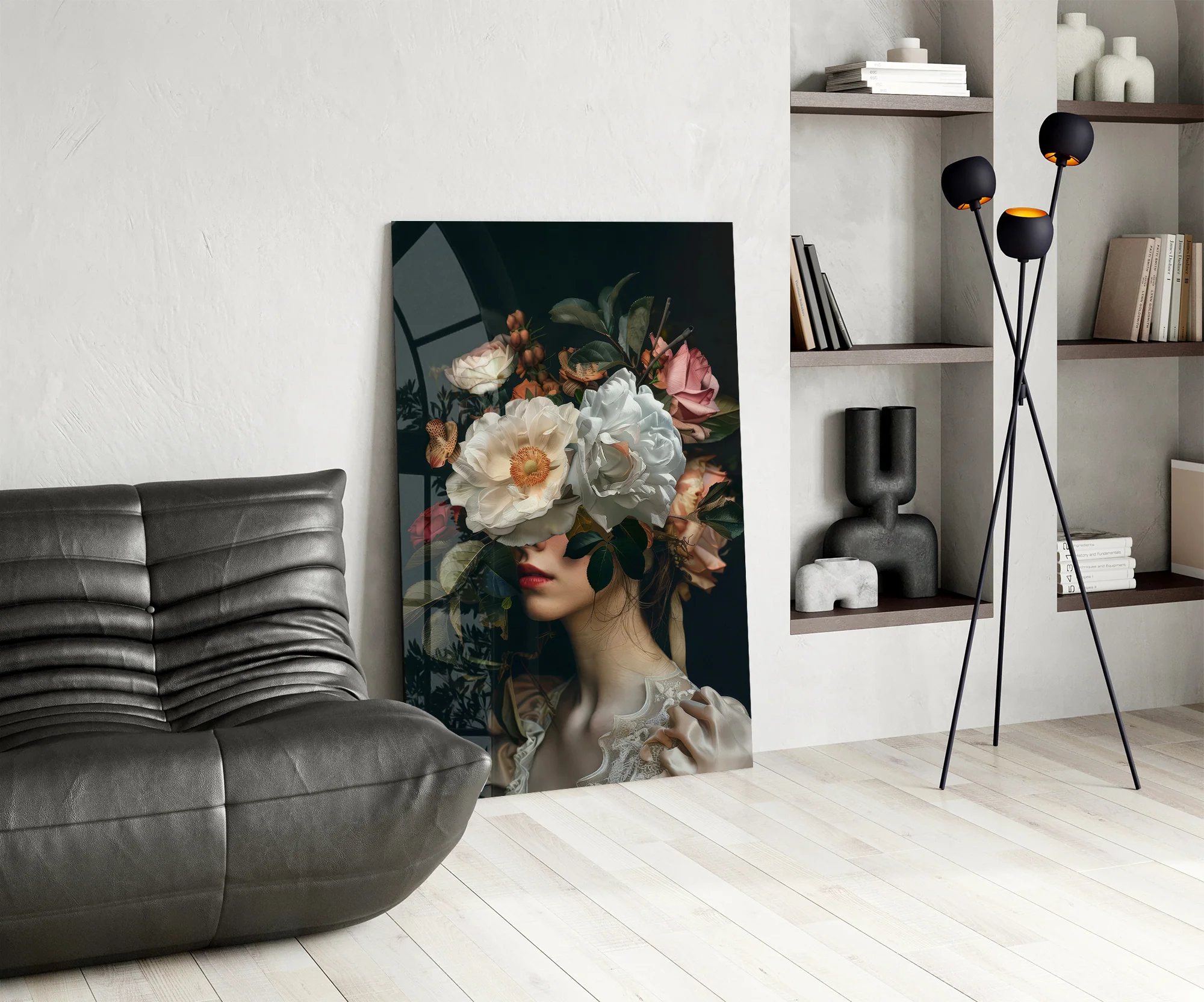 Floral Fantasy Glass Wall Art - Image 6