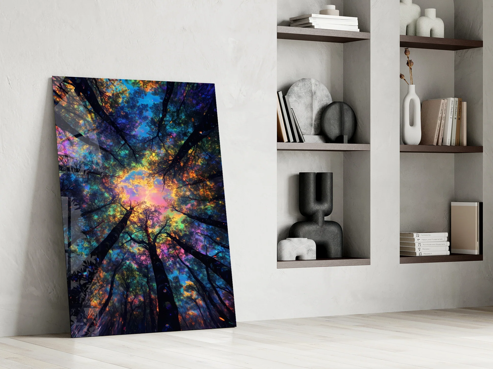 Forest Glow Glass Wall Art - Image 7
