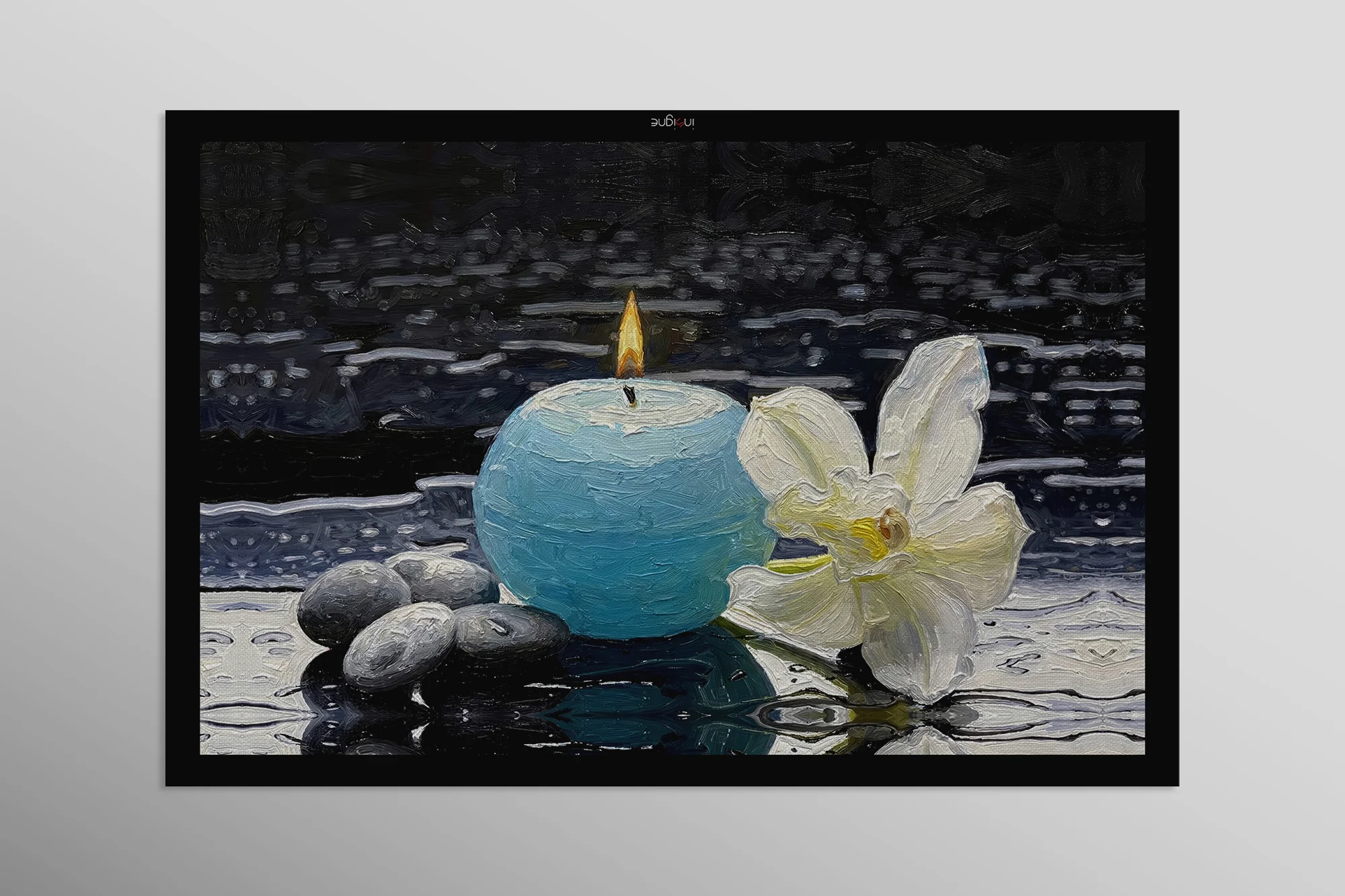 Zen Serenity Bloom — 3D Haptic Embossed High-Gloss Luxury Wall Art - Image 12